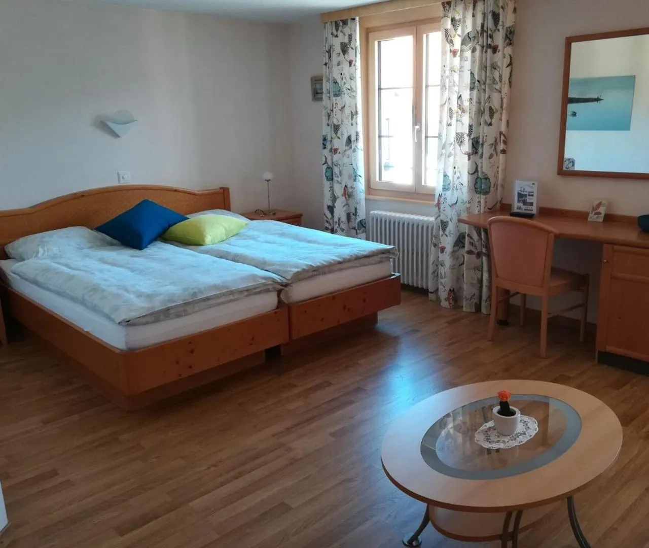 Bed in Hôtel Restaurant le Gruyérien