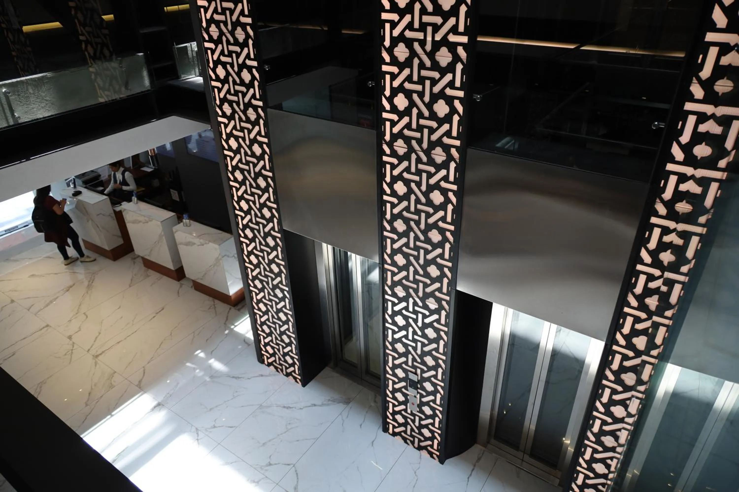 Lobby or reception in Hotel Catedral