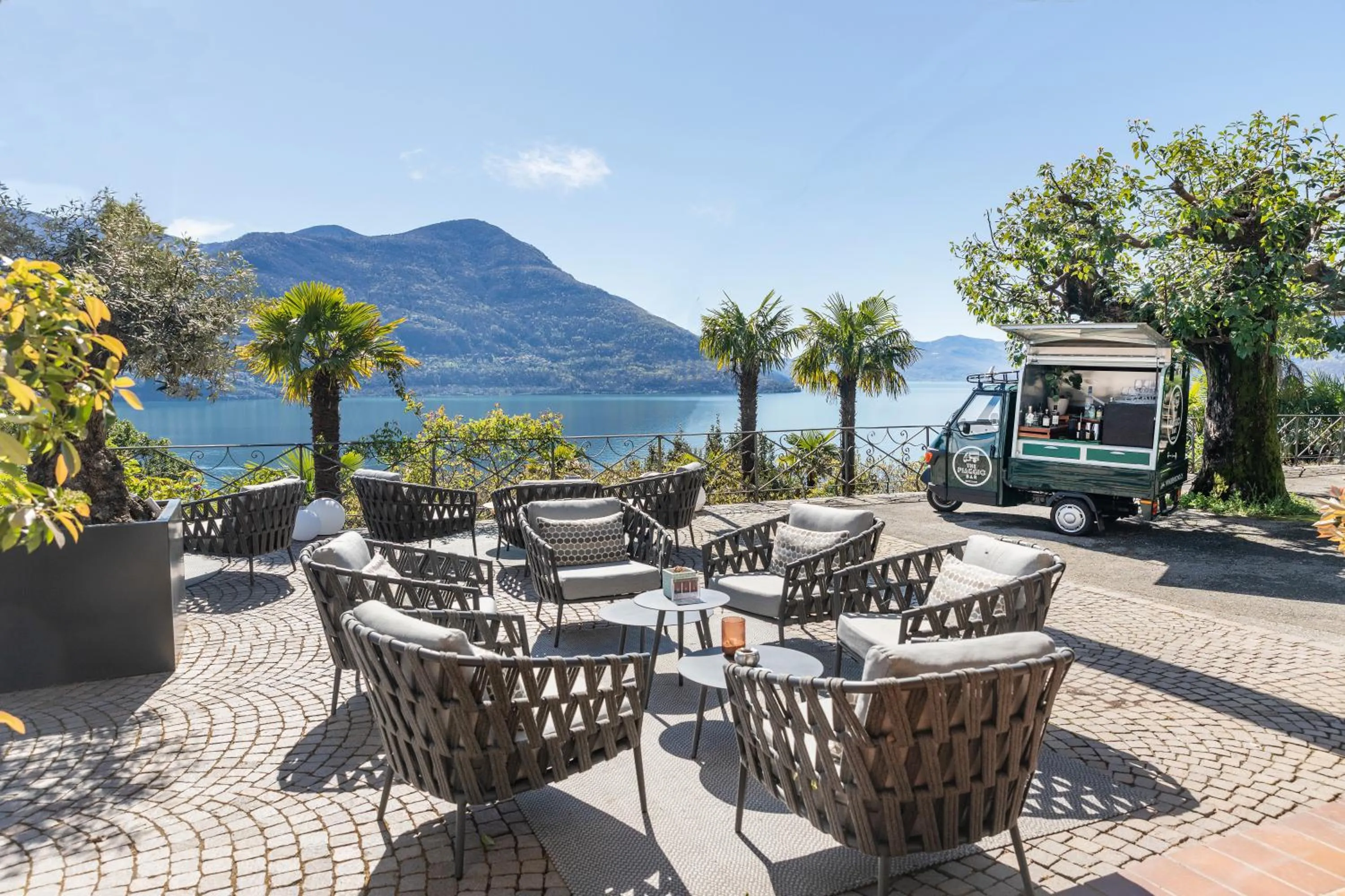Balcony/Terrace in Parkhotel Brenscino Brissago