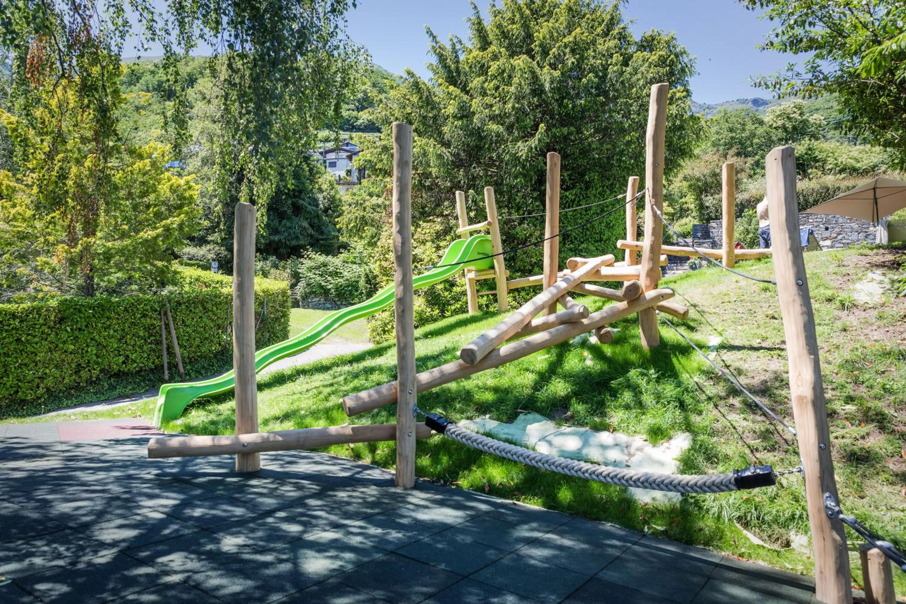 Children play ground in Parkhotel Brenscino Brissago