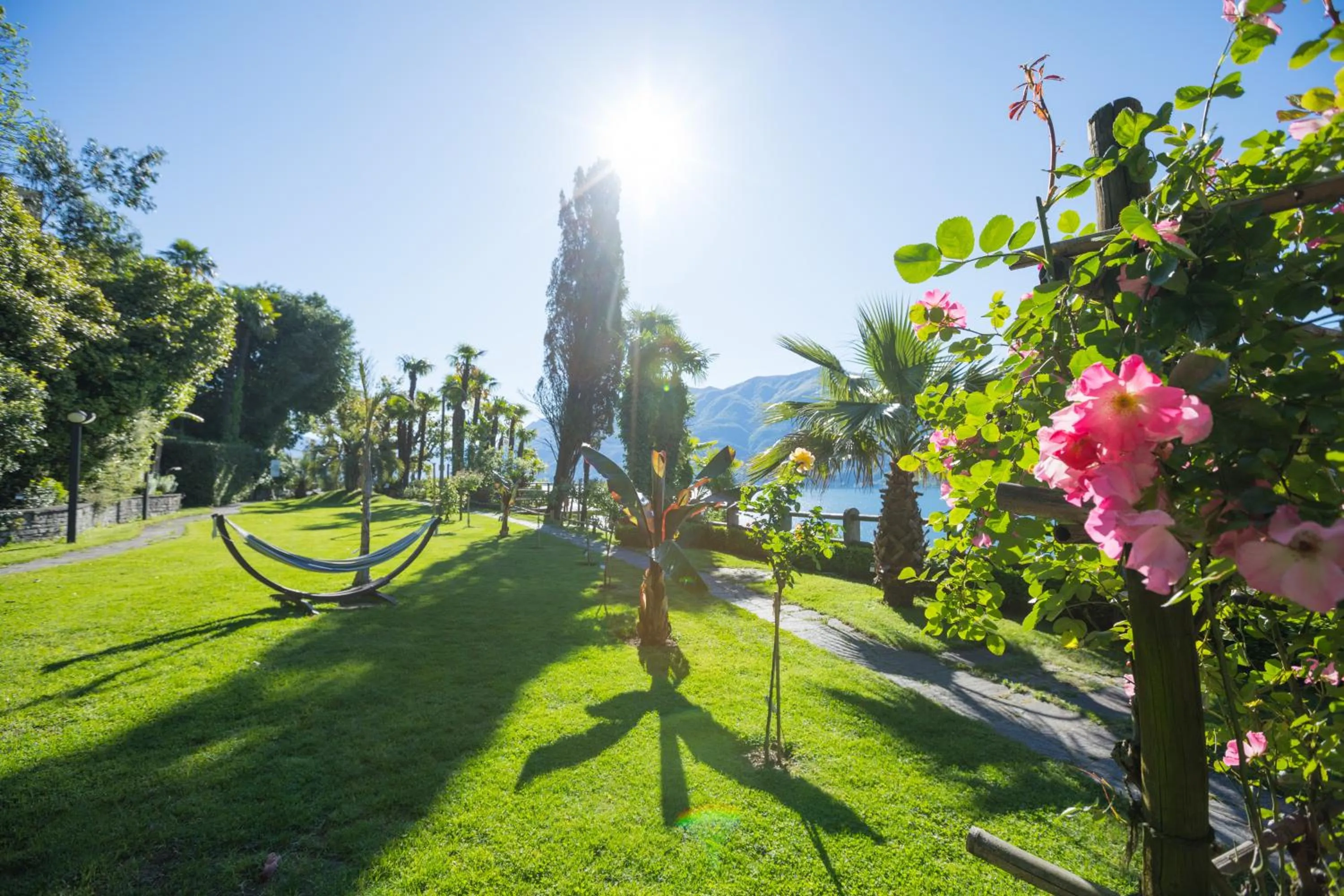 Garden in Parkhotel Brenscino Brissago