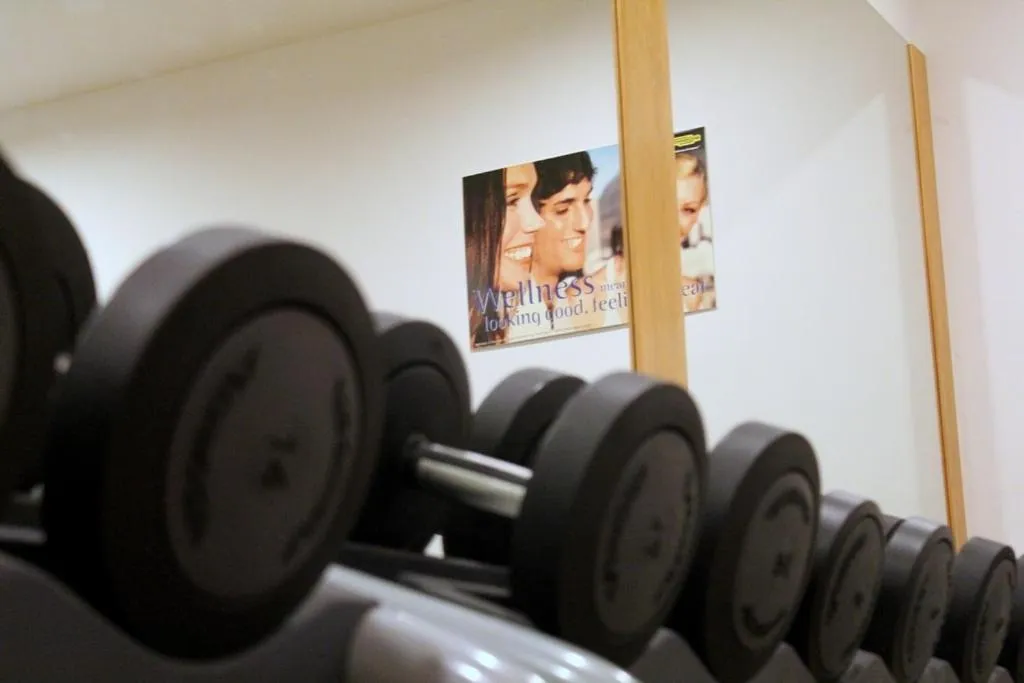 Fitness centre/facilities in OC Hotel