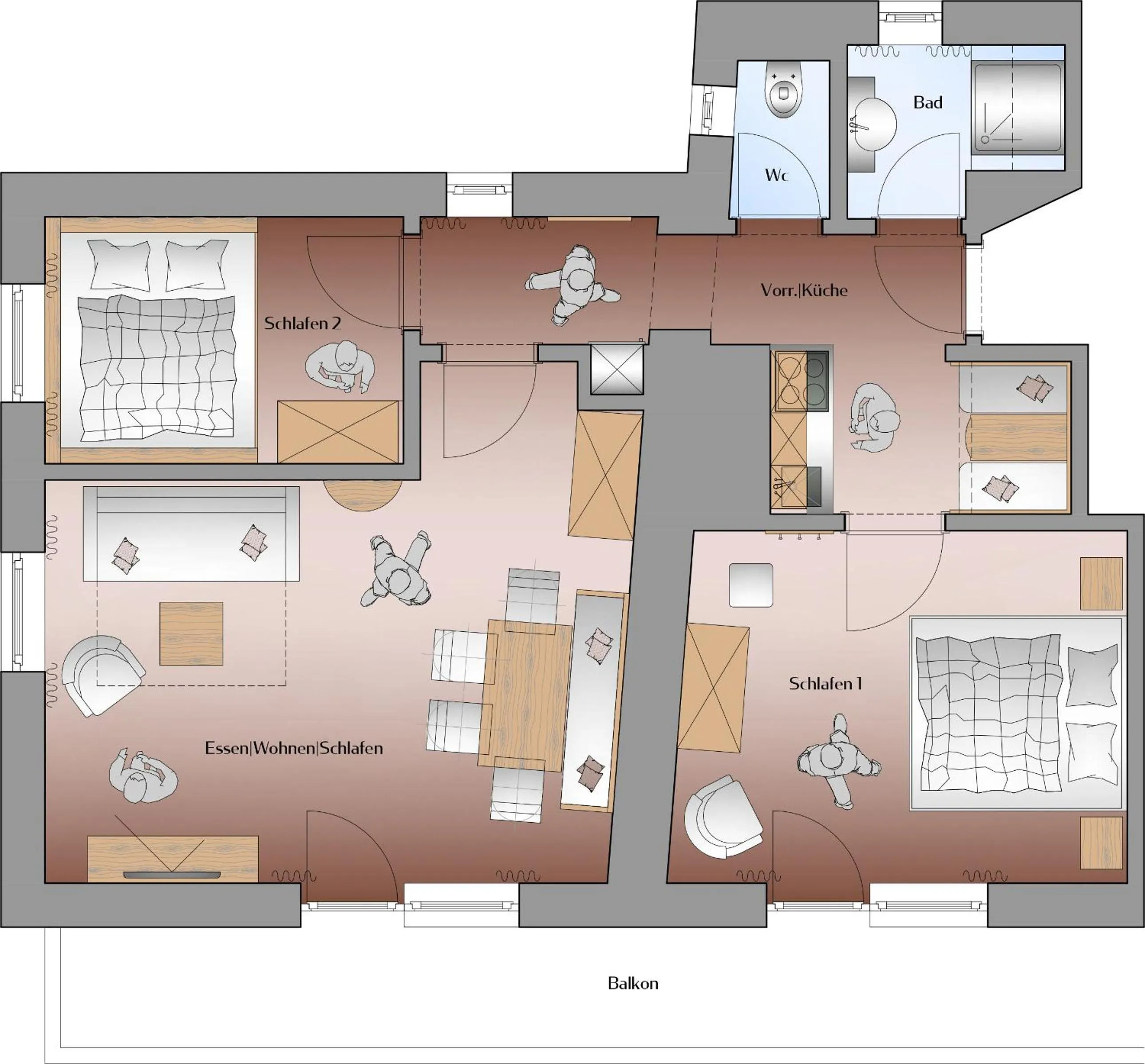 Appartement Erwin & Eleonore Hüttl