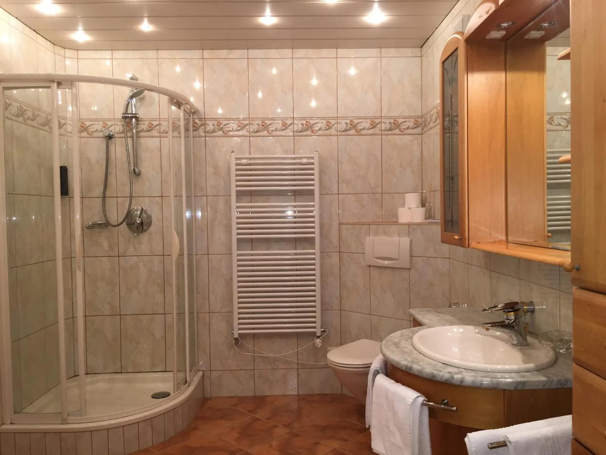 Shower in Hotel & Appartements Alpenresidenz Viktoria