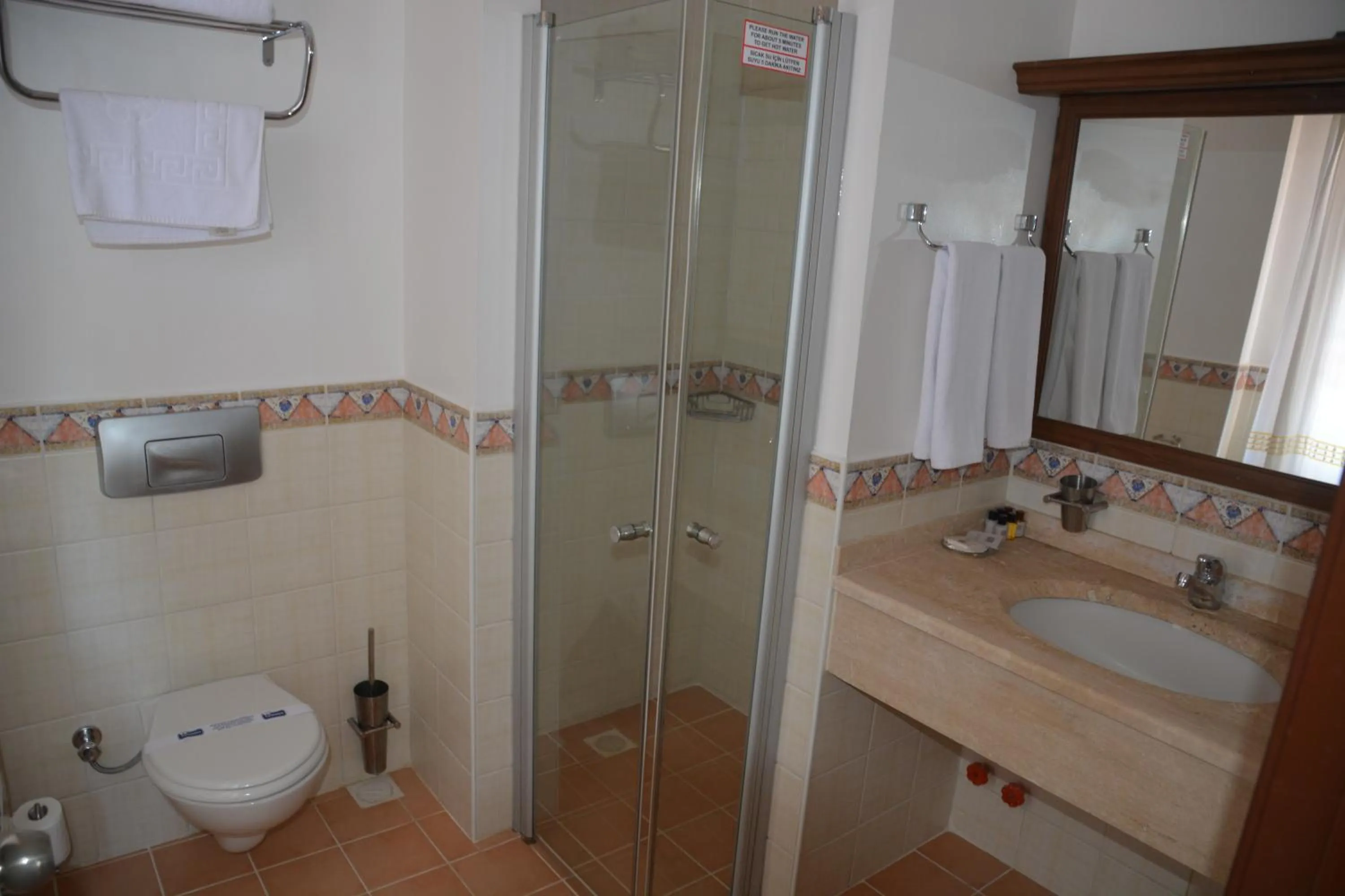 Bathroom in Efe Hotel Gocek