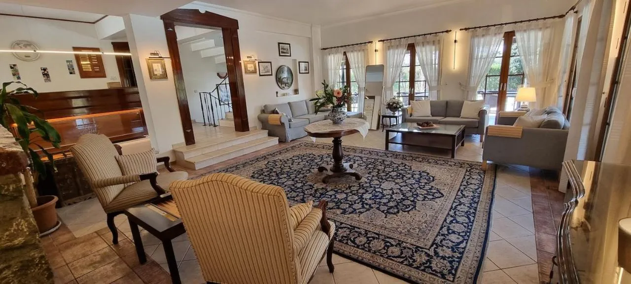 Seating area in Efe Hotel Gocek