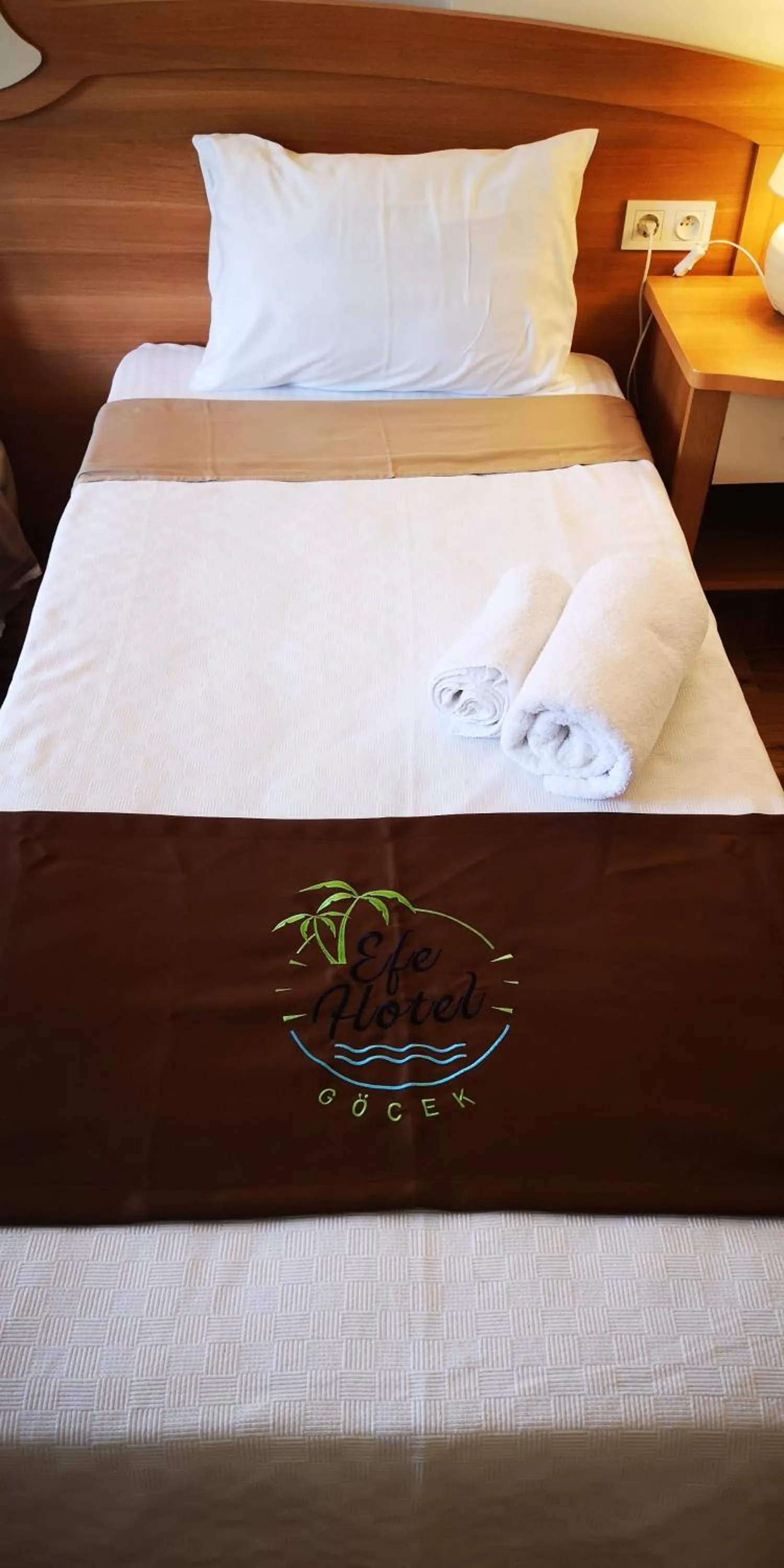 Bed in Efe Hotel Gocek
