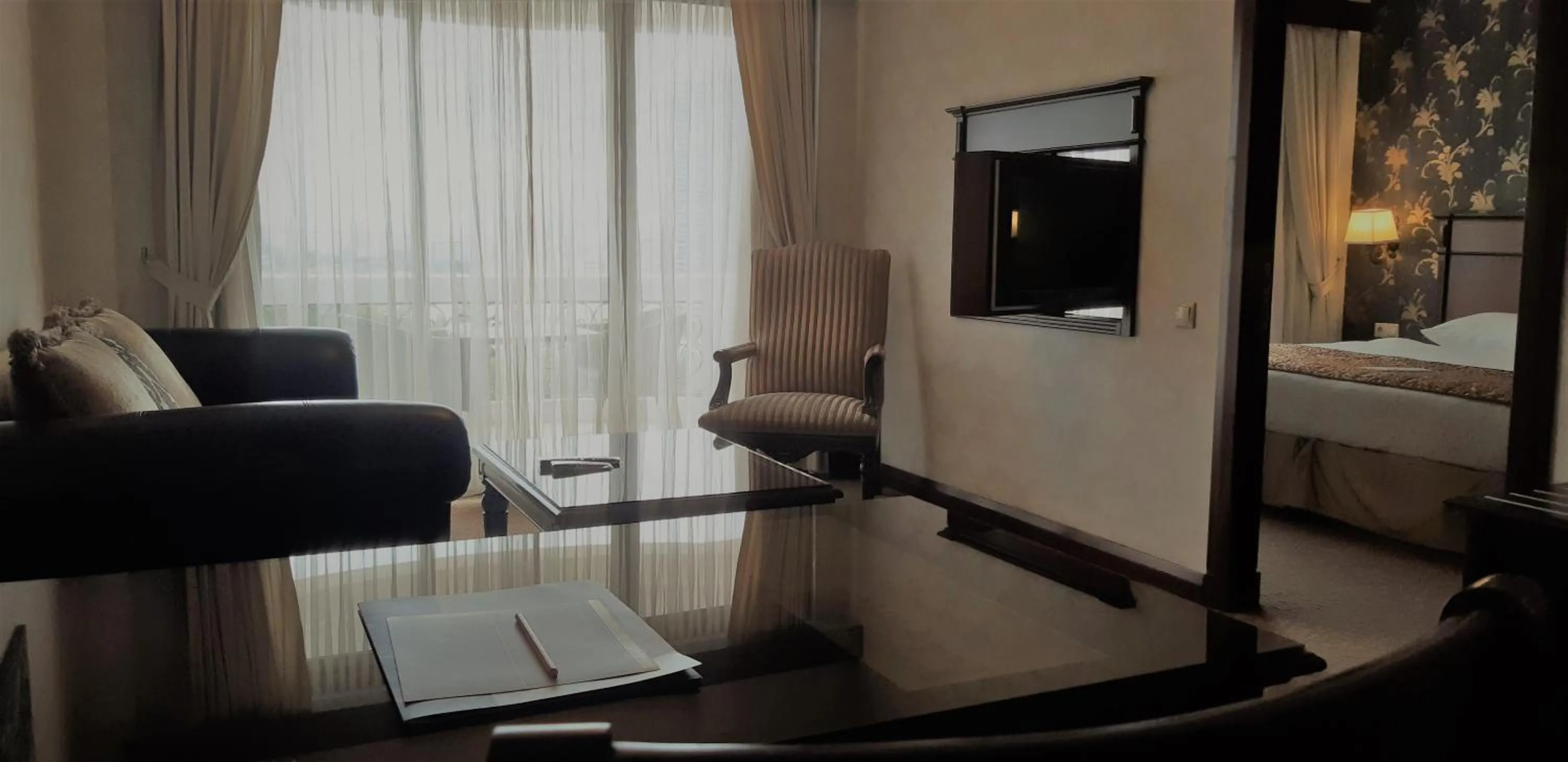 Seating area in Hotel Monec