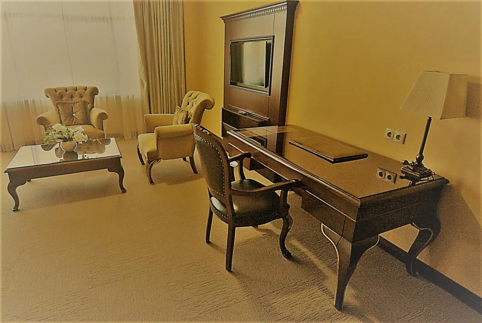 Seating area in Hotel Monec