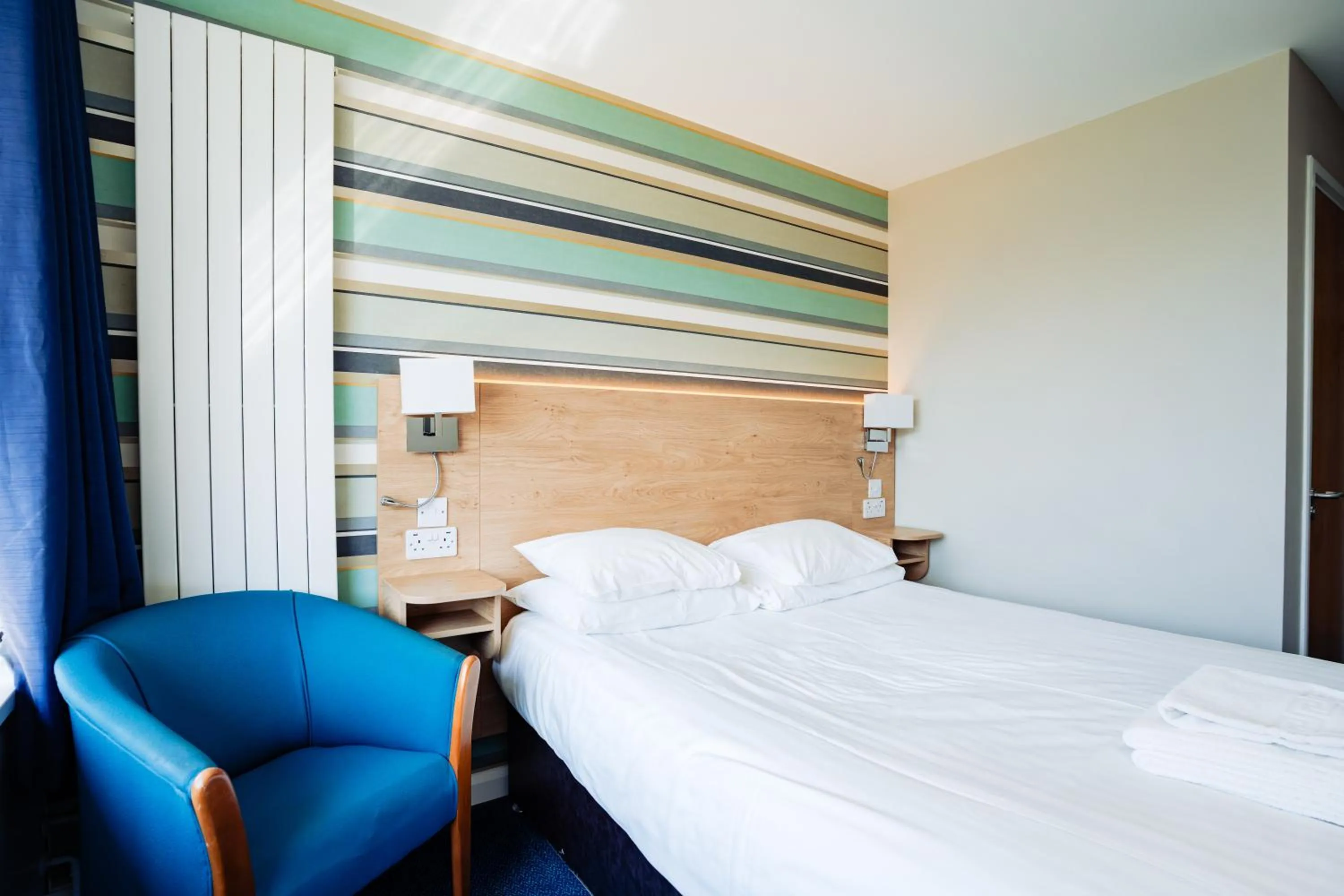 Bedroom, Bed in Lilleshall House & Gardens and Lilleshall National Sports Centre