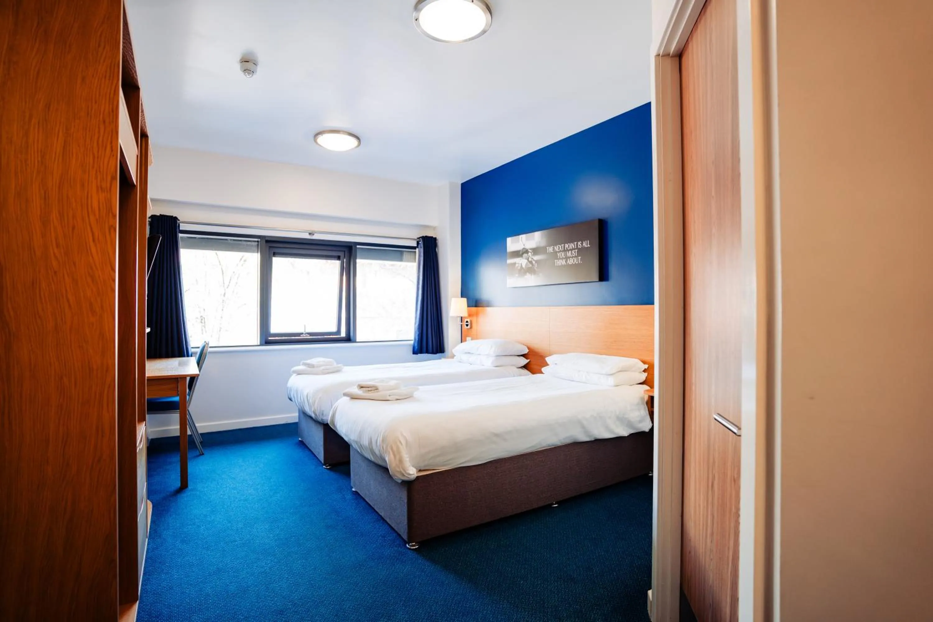 Bedroom, Bed in Lilleshall House & Gardens and Lilleshall National Sports Centre