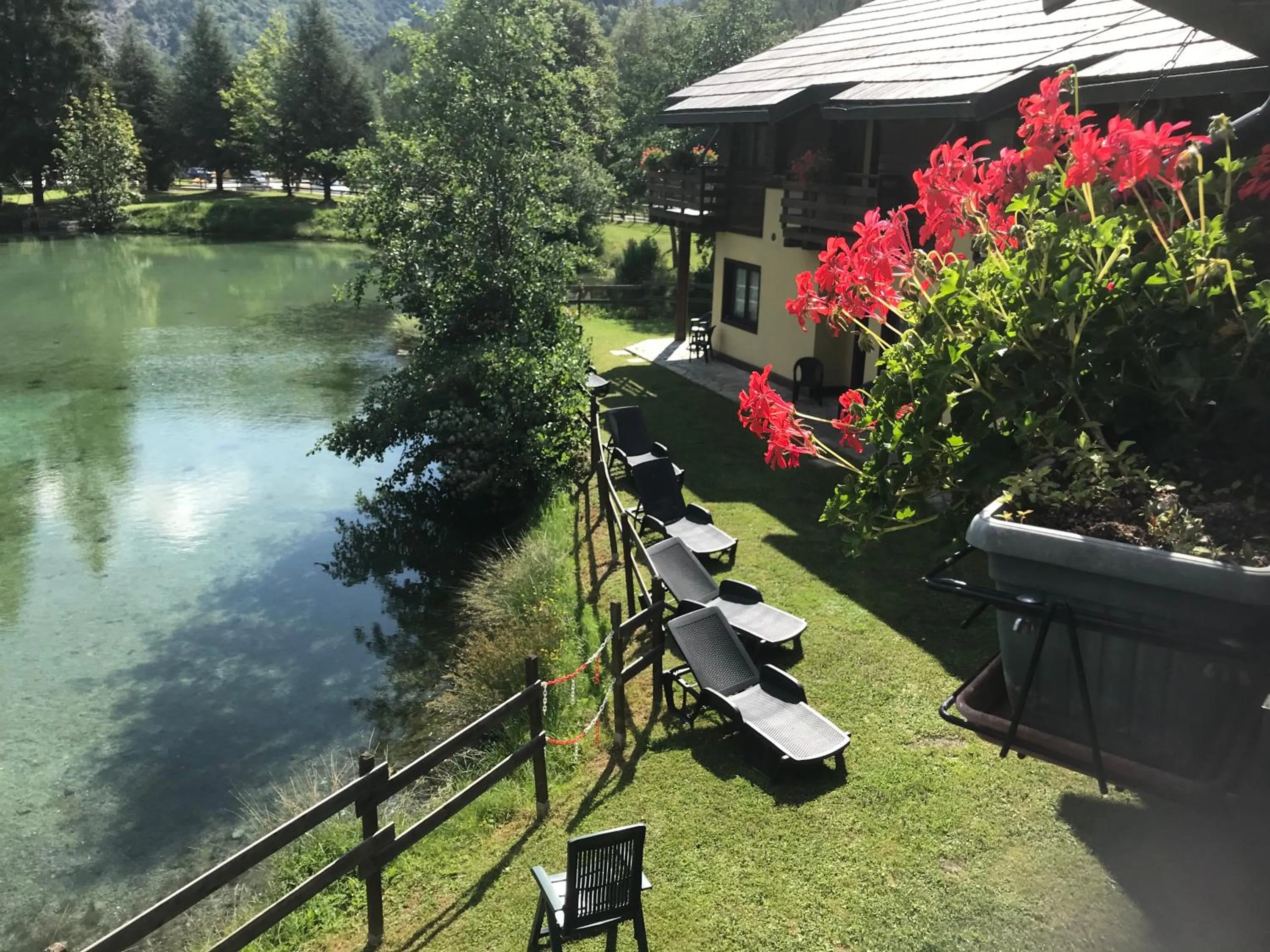 Garden view in Hotel Cà Fiore