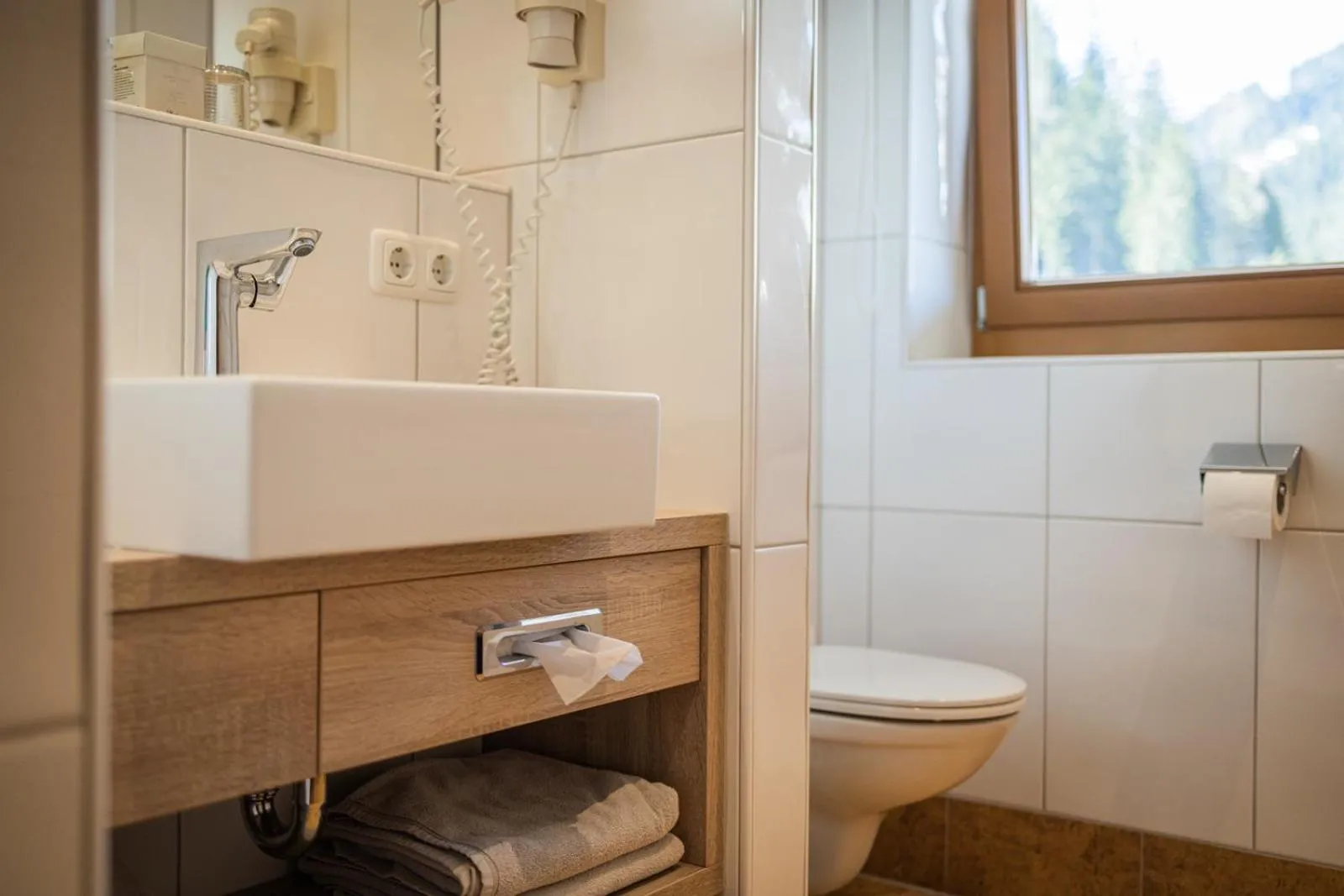 Shower in Hotel Sonnegg