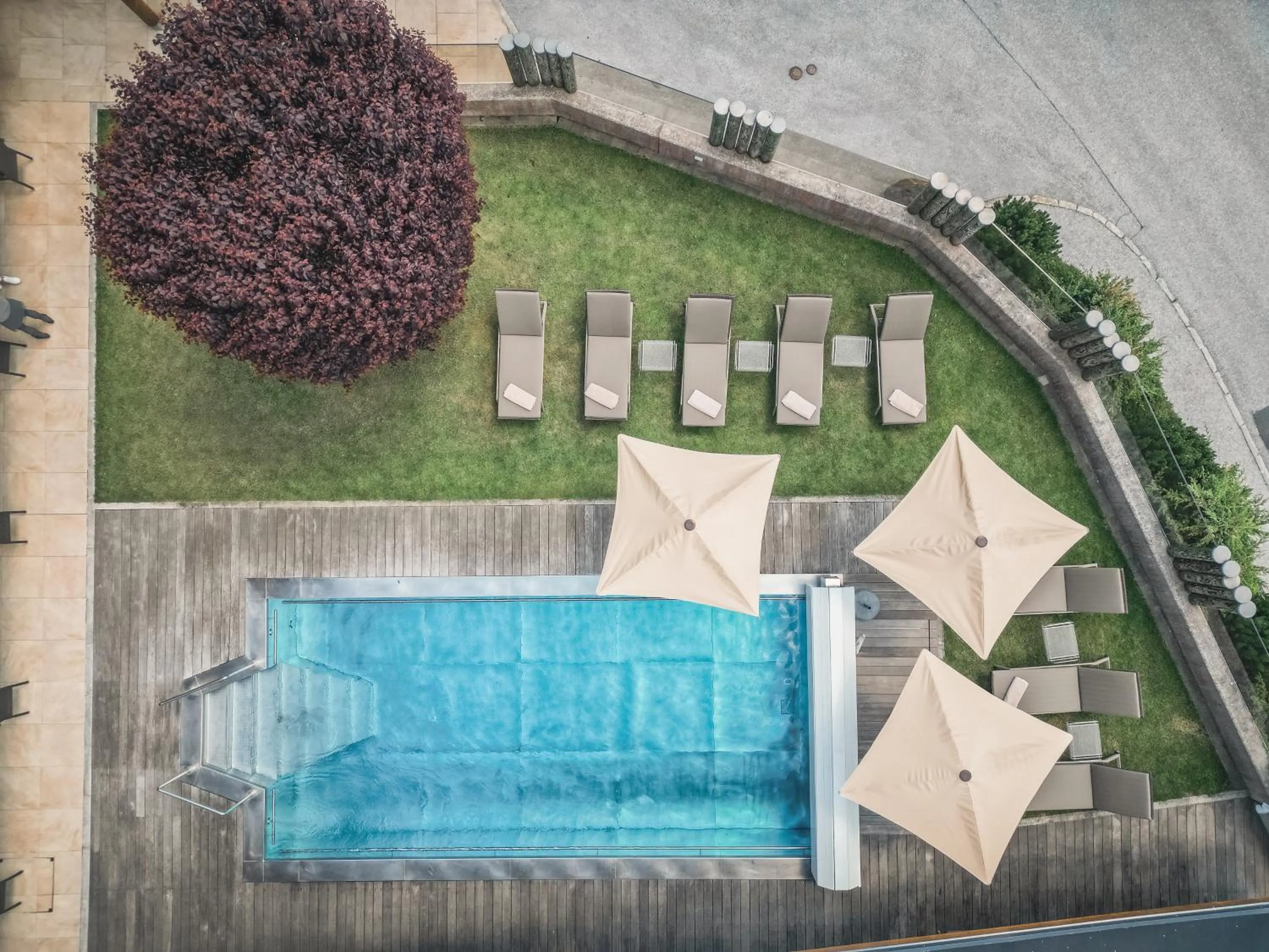 Swimming pool in Hotel Sonnegg