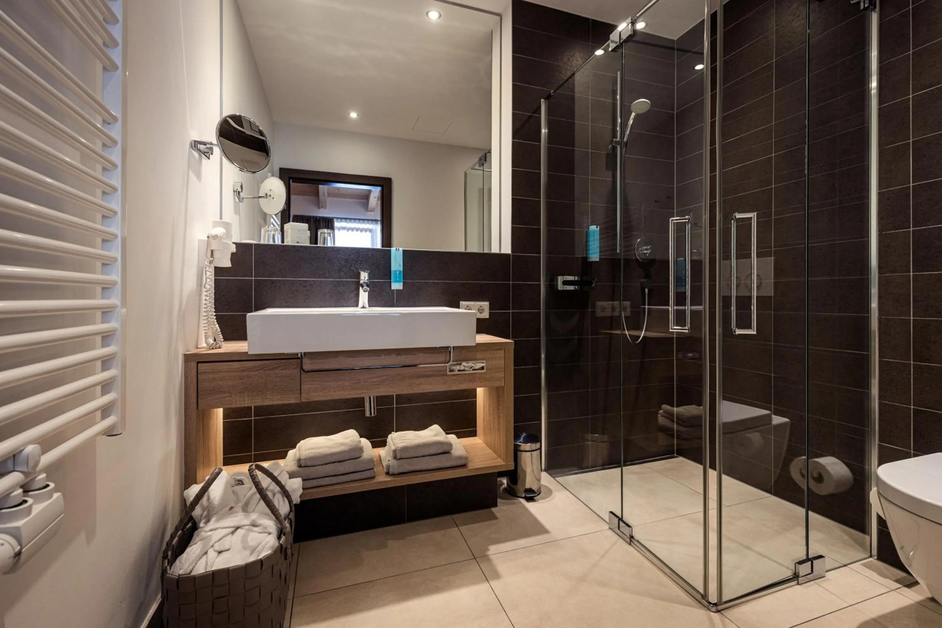 Shower in Hotel Sonnegg