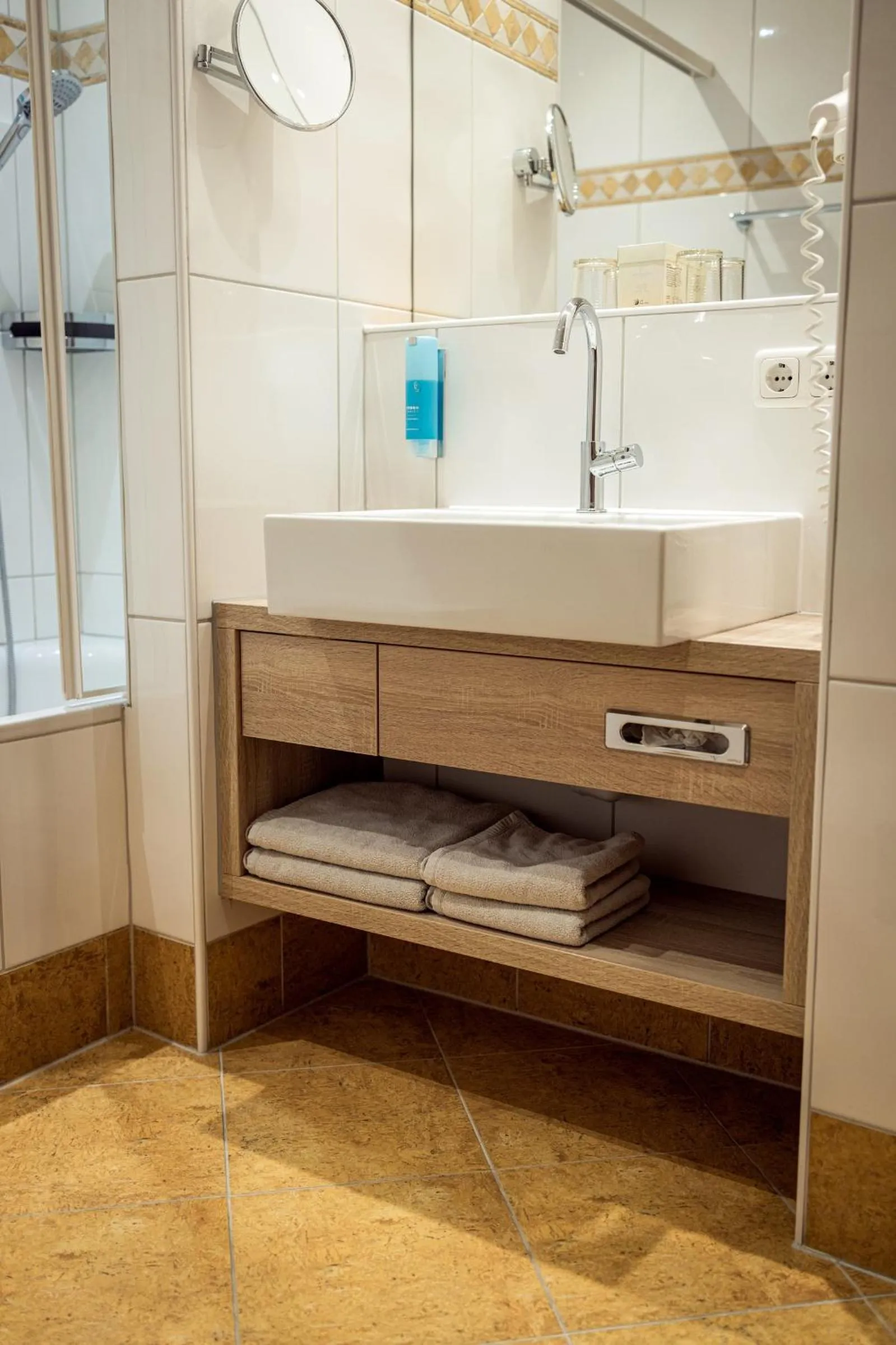 Shower in Hotel Sonnegg