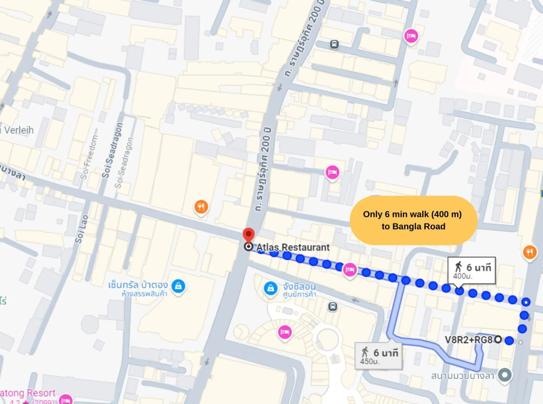 Location in 77 Bangla Hotel - Patong Phuket