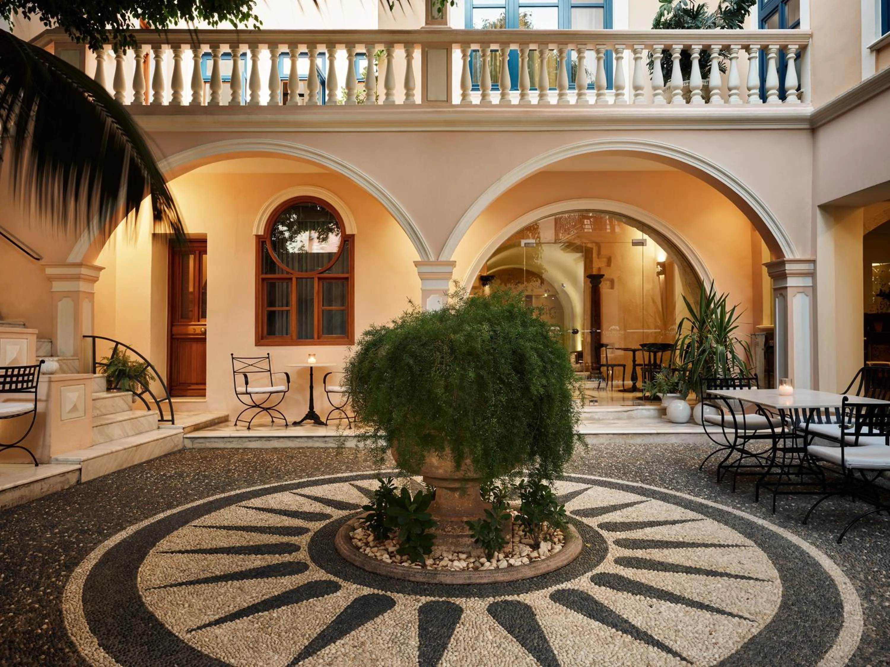 Patio in Casa Delfino Hotel & Spa