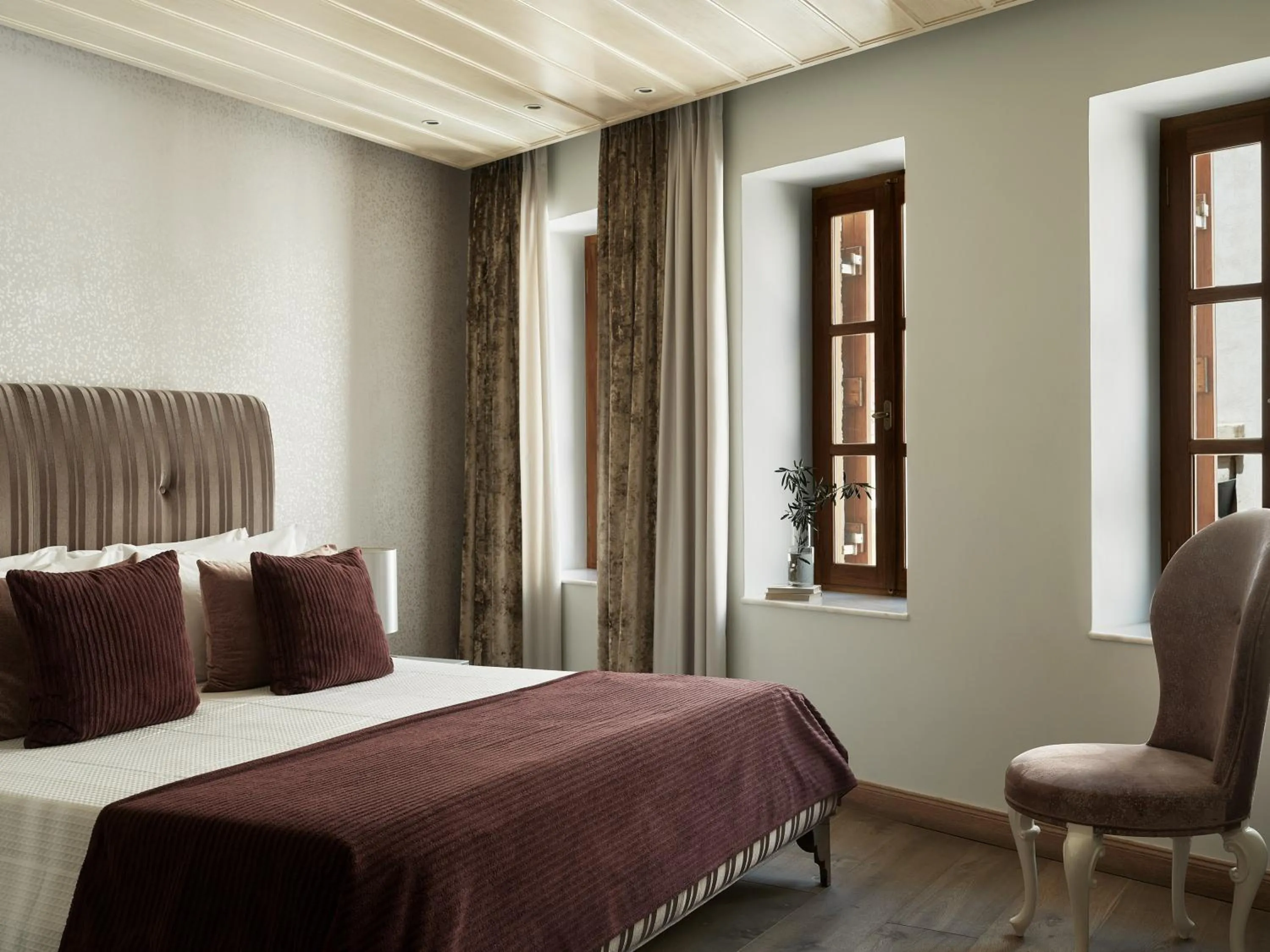 Bed in Casa Delfino Hotel & Spa