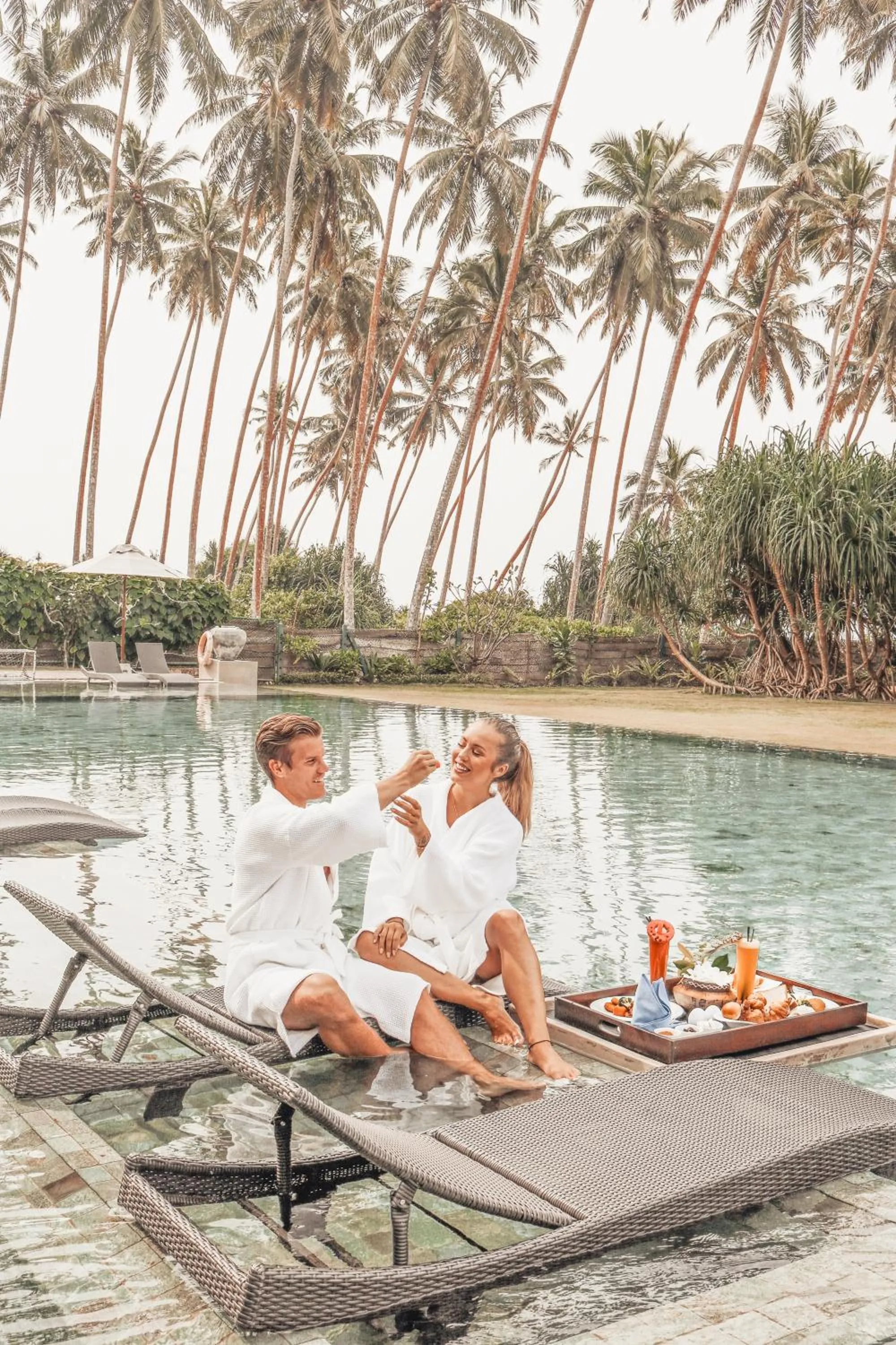 Swimming pool in The Habitat Kosgoda by Asia Leisure