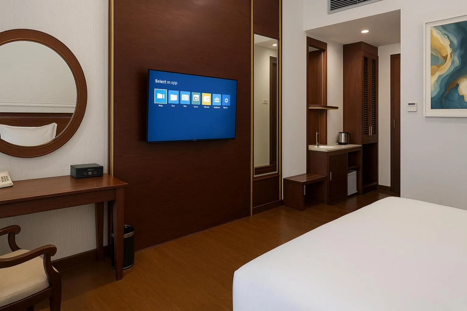 Bedroom, Bed in The Grantage Hotel & Sky Lounge