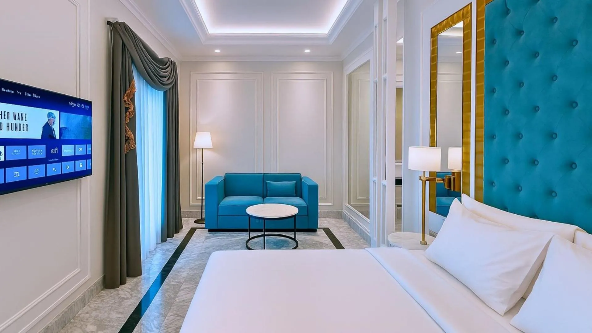 Bed in The Grantage Hotel & Sky Lounge