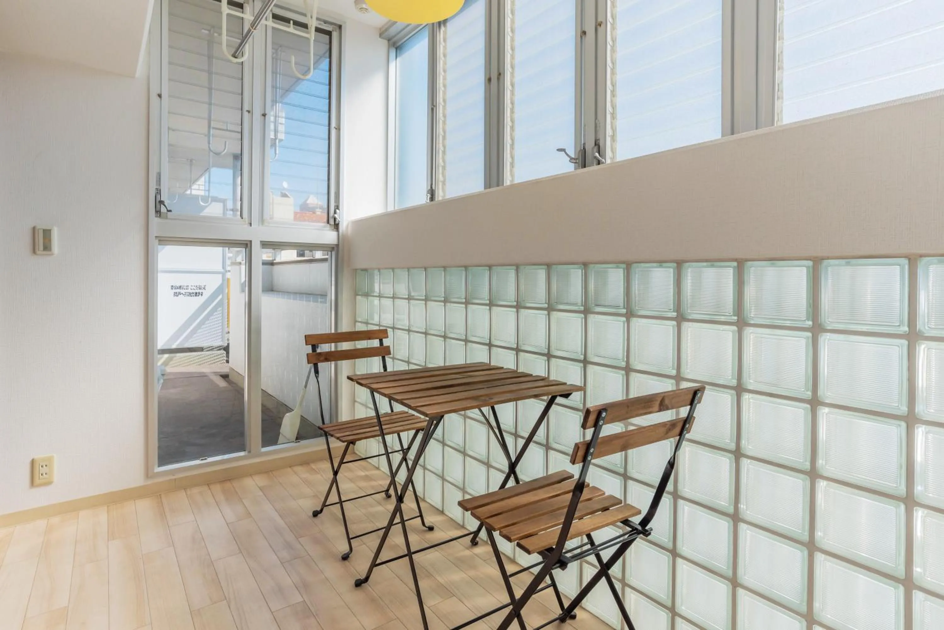 Seating area in Universal Bay Condominium