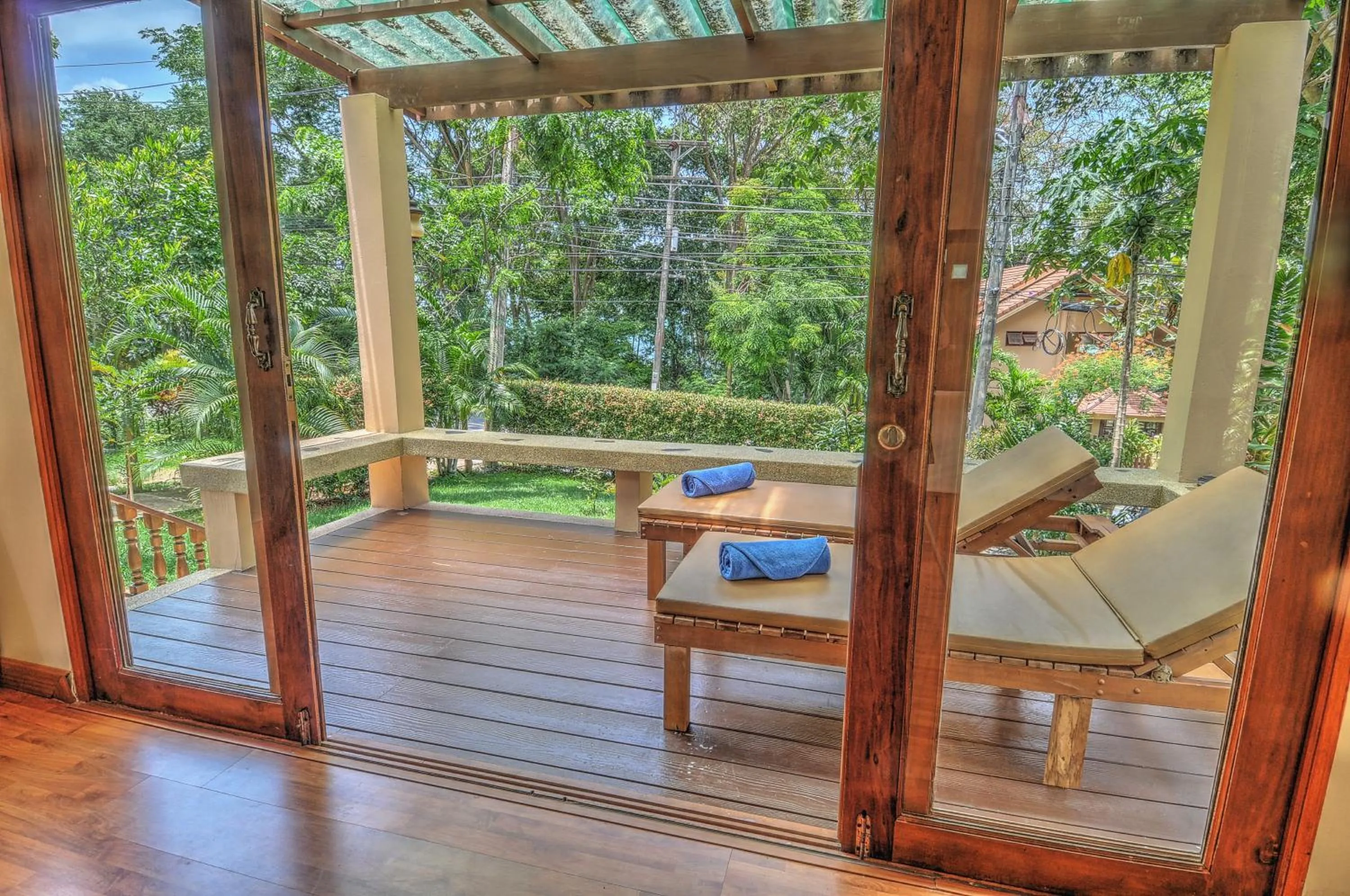 Garden view in Khanom Hill Resort