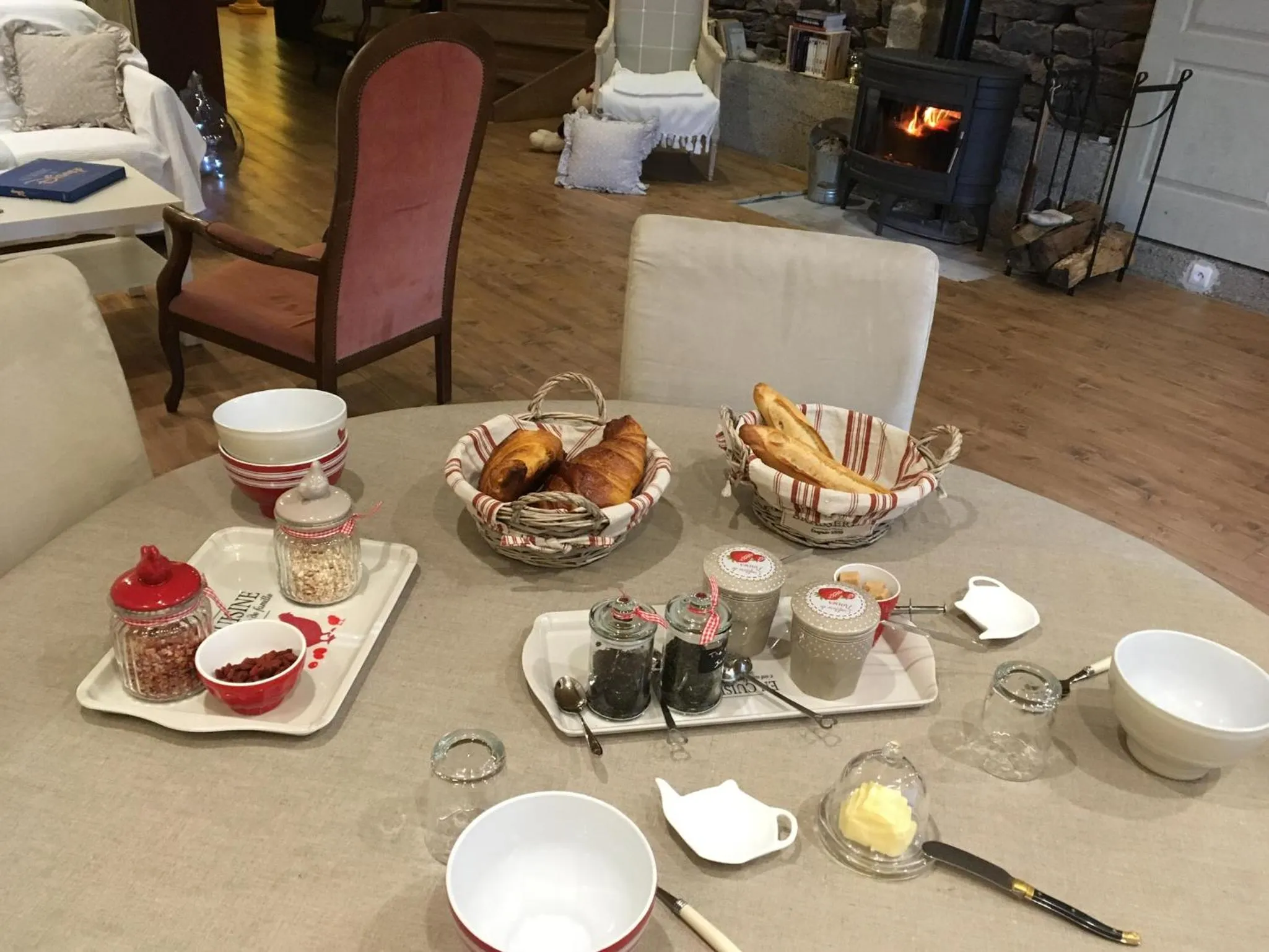 Breakfast in Les Bouyeres