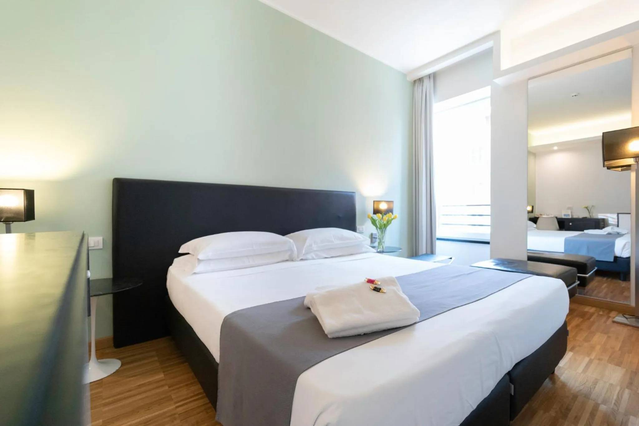 Bedroom, Bed in At Home Townhouse - Filiberto