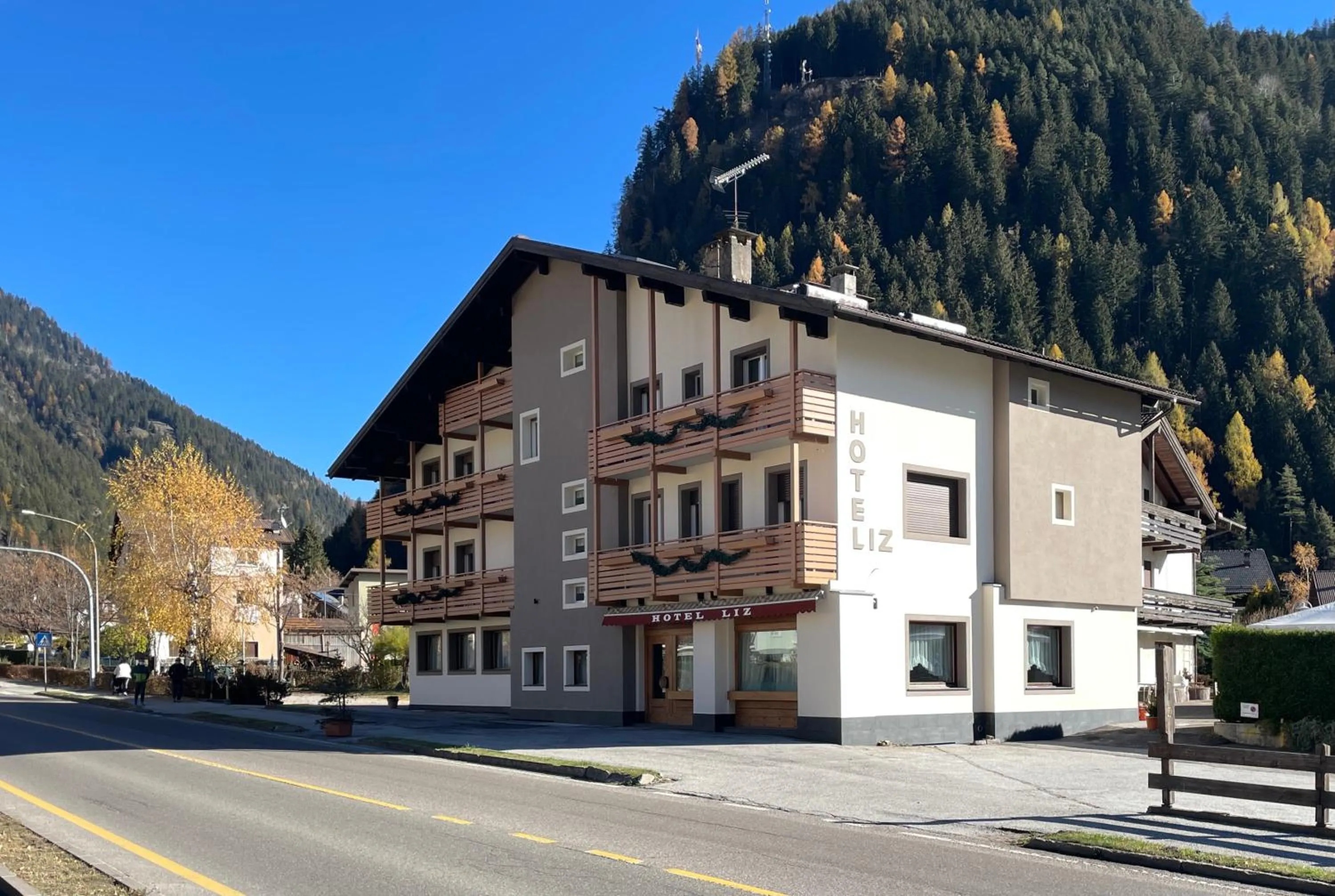 Property building in Liz Hotel & Apartments