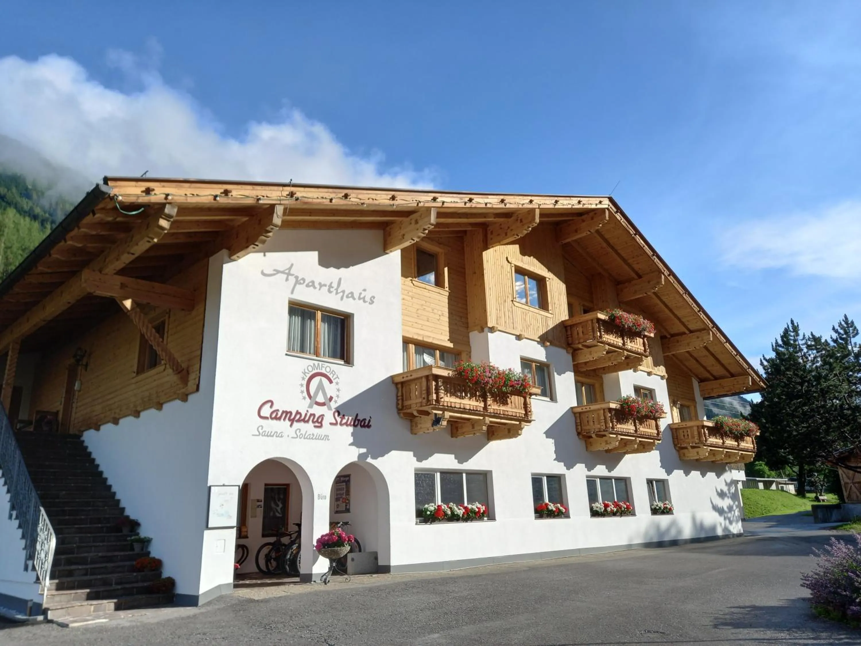 Property building in Aparthaus Camping Stubai