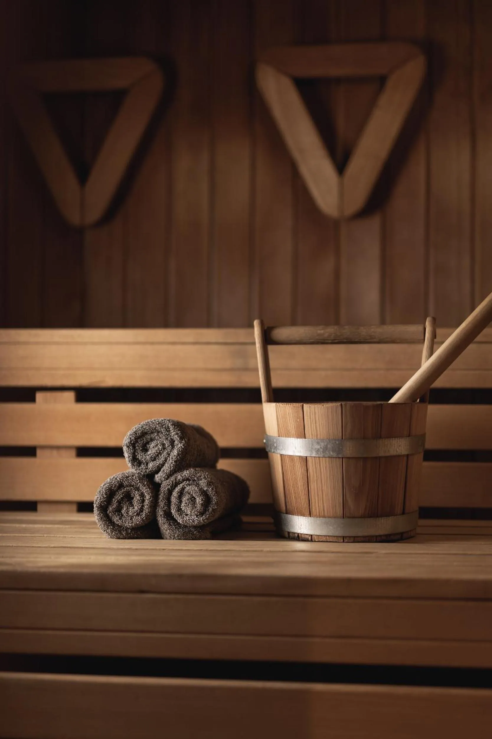 Sauna in Aparthaus Camping Stubai