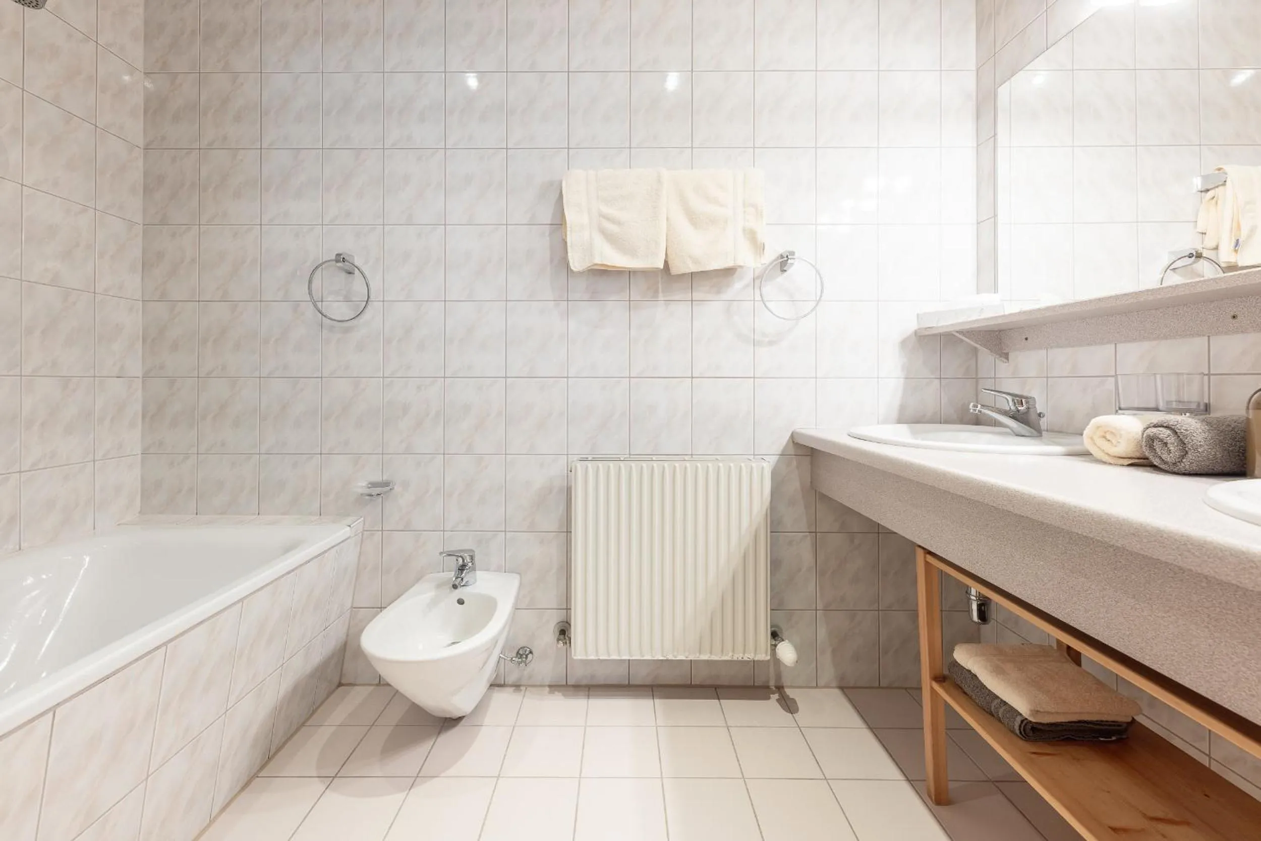 Bathroom in Aparthaus Camping Stubai