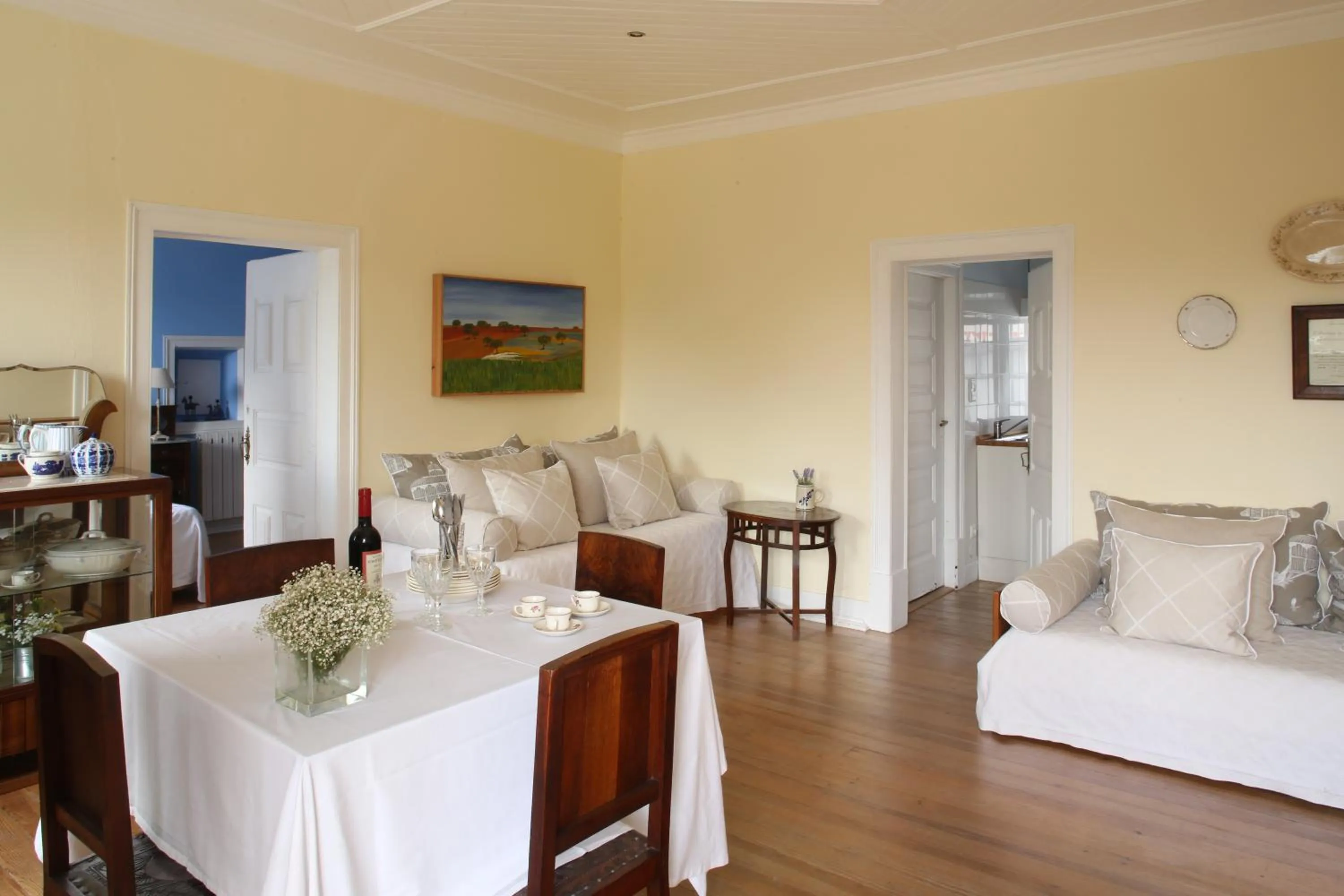 Kitchen or kitchenette, Bed in Quinta dos Machados Countryside Hotel & Spa