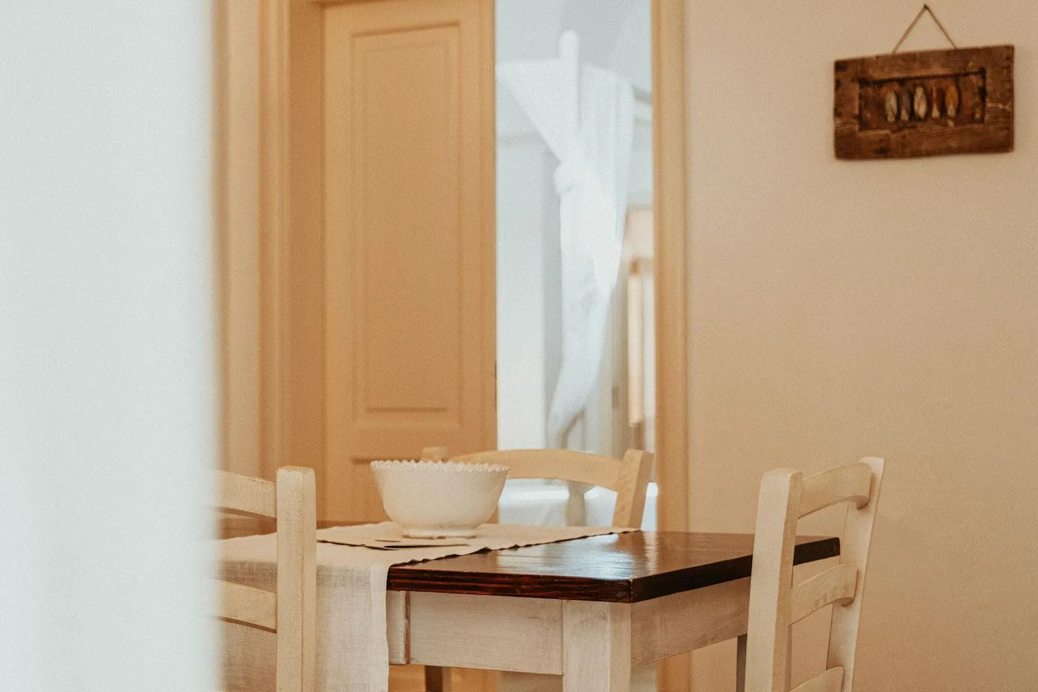 Dining area in Masseria Li Foggi