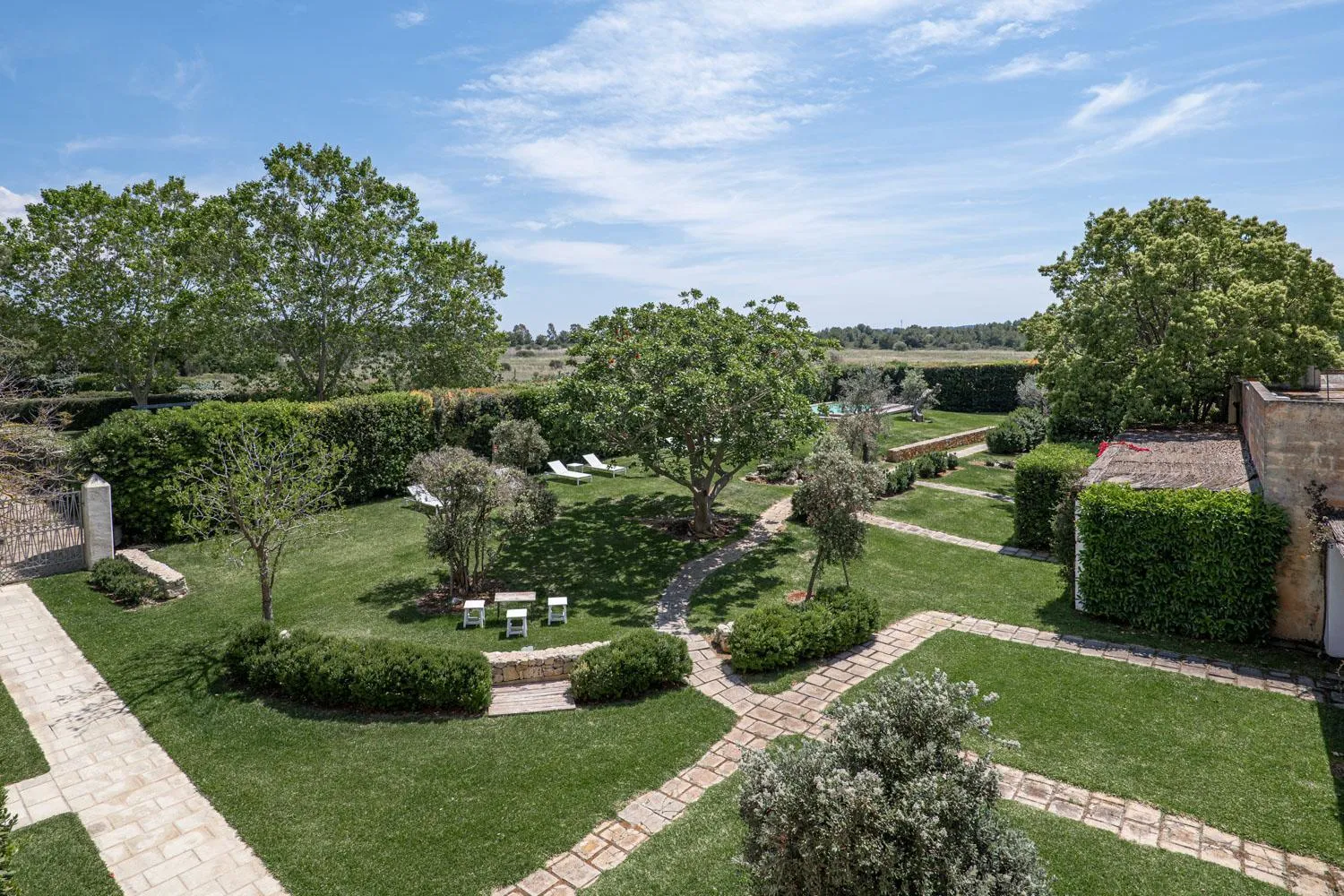 Garden in Masseria Li Foggi
