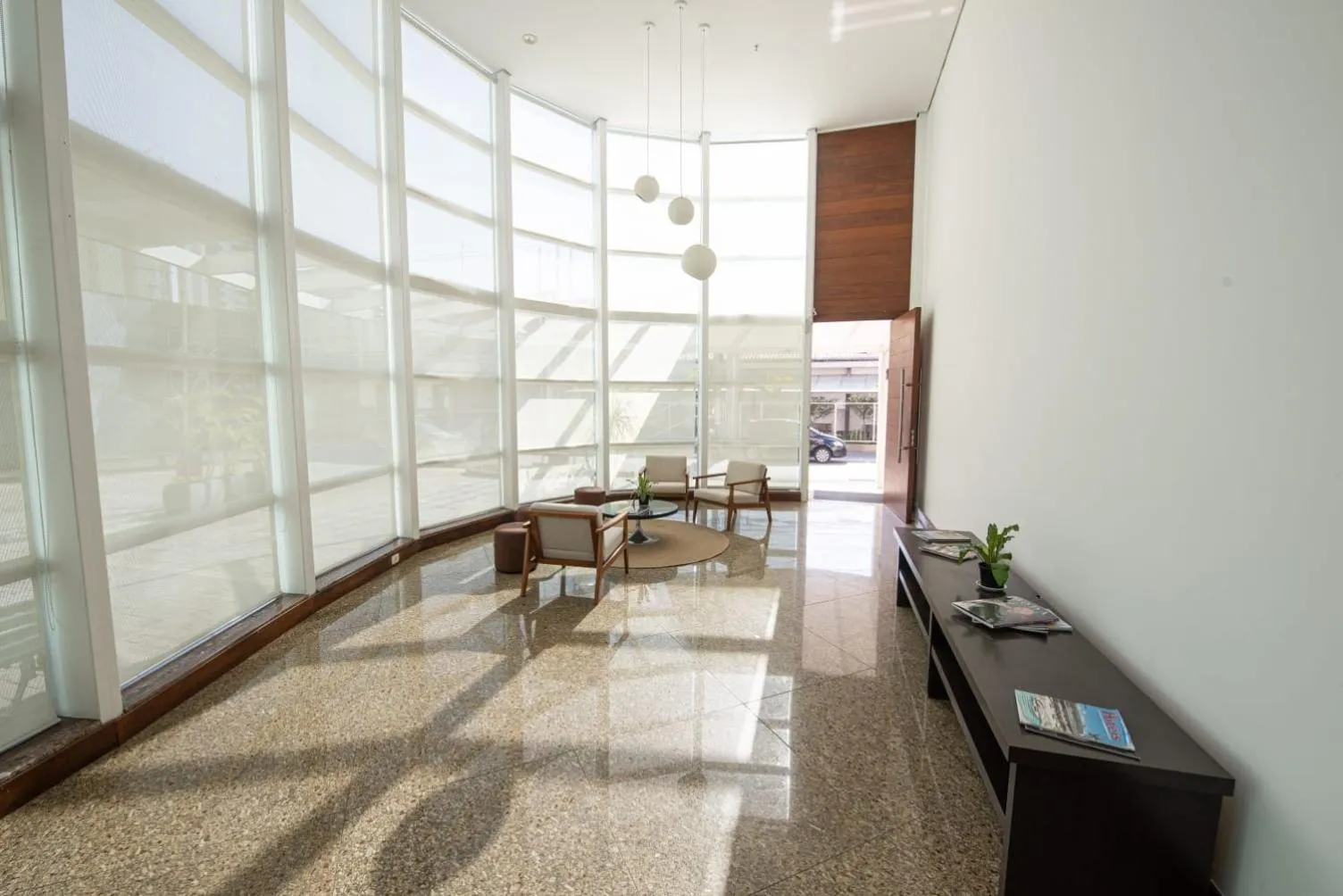 Seating area in Olavo Bilac Hotel