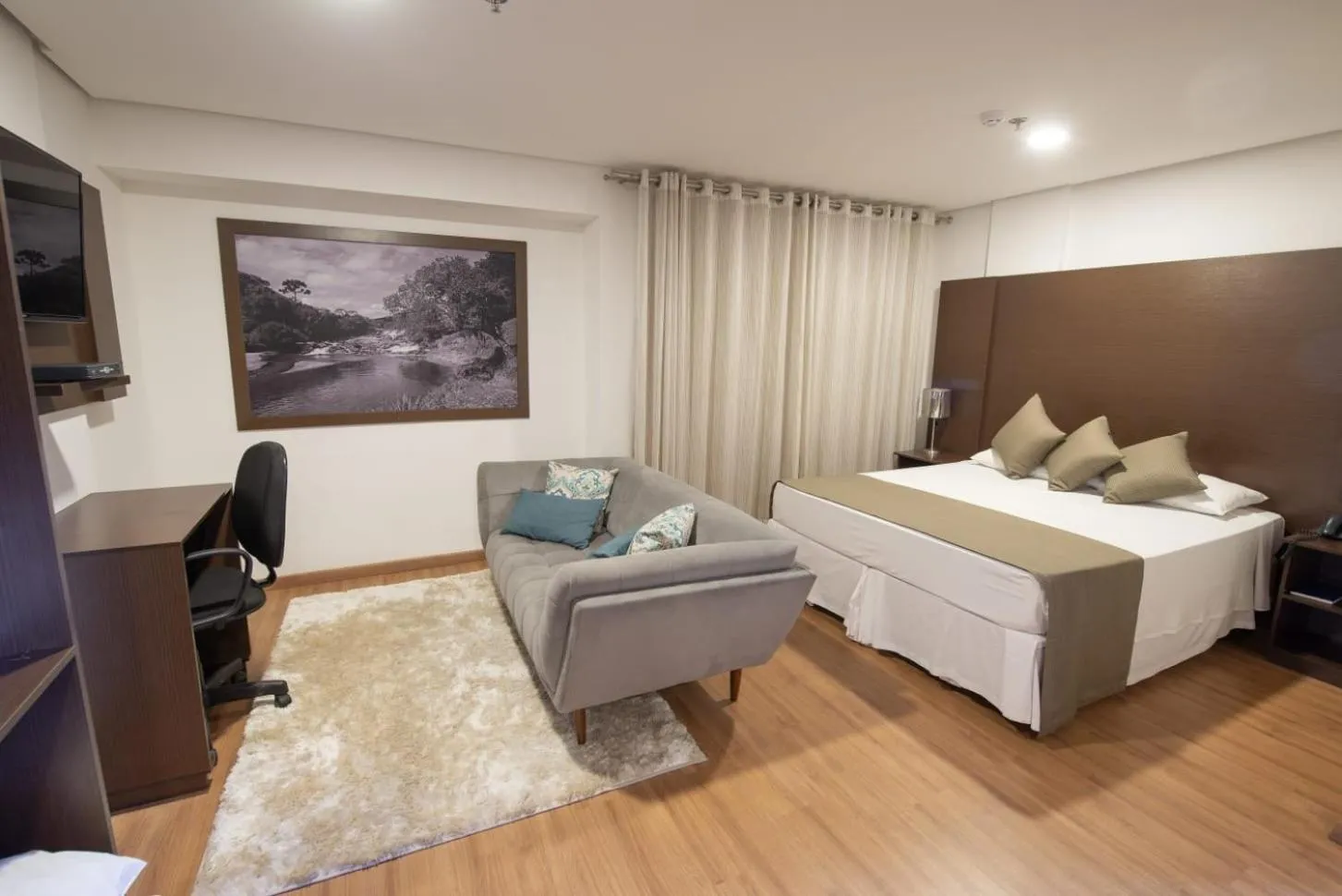 Bed in Olavo Bilac Hotel