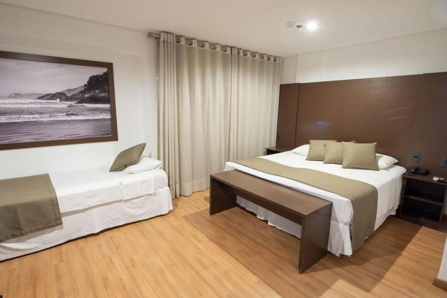 Bed in Olavo Bilac Hotel