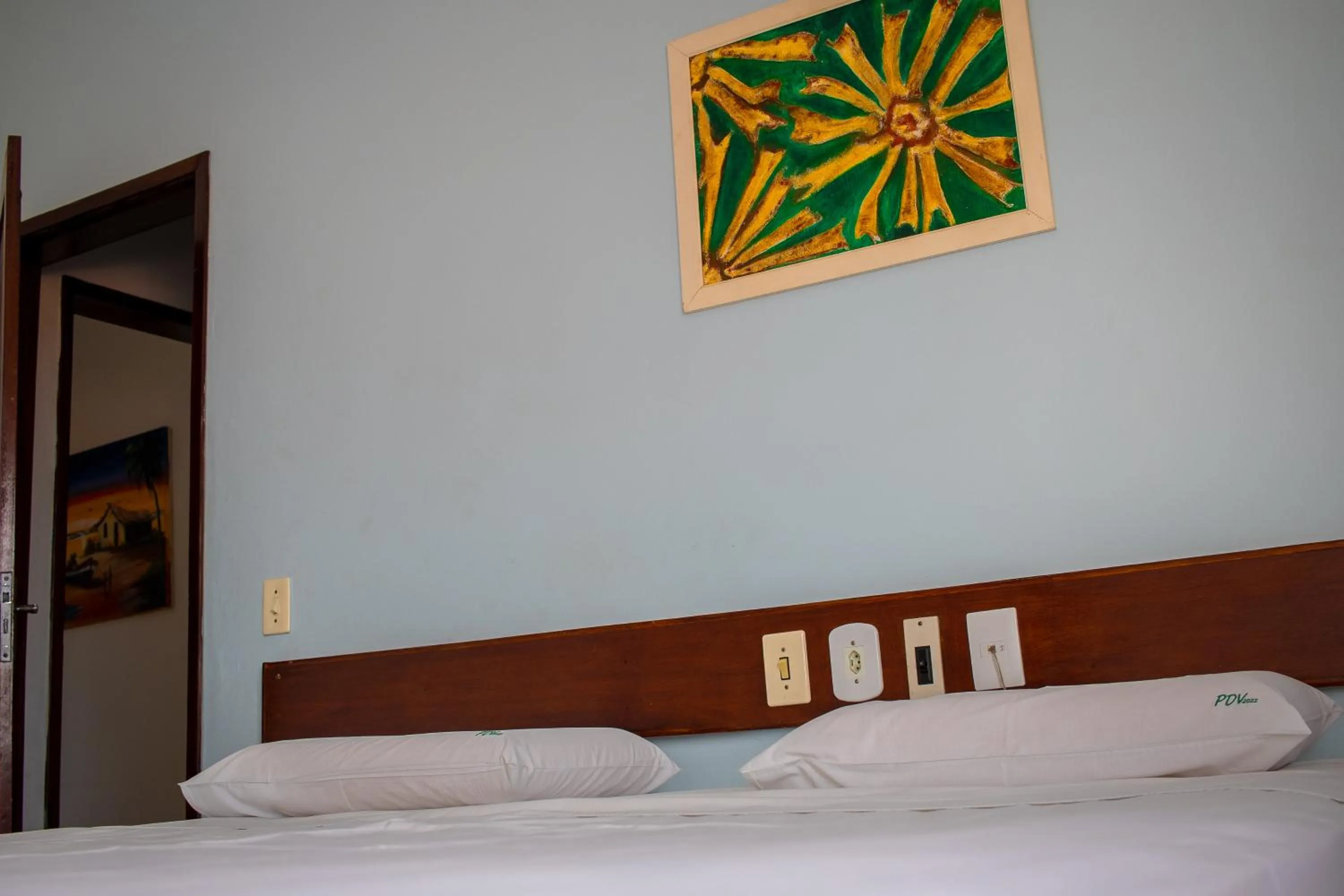 Bed in Hotel Pousada Dos Ventos