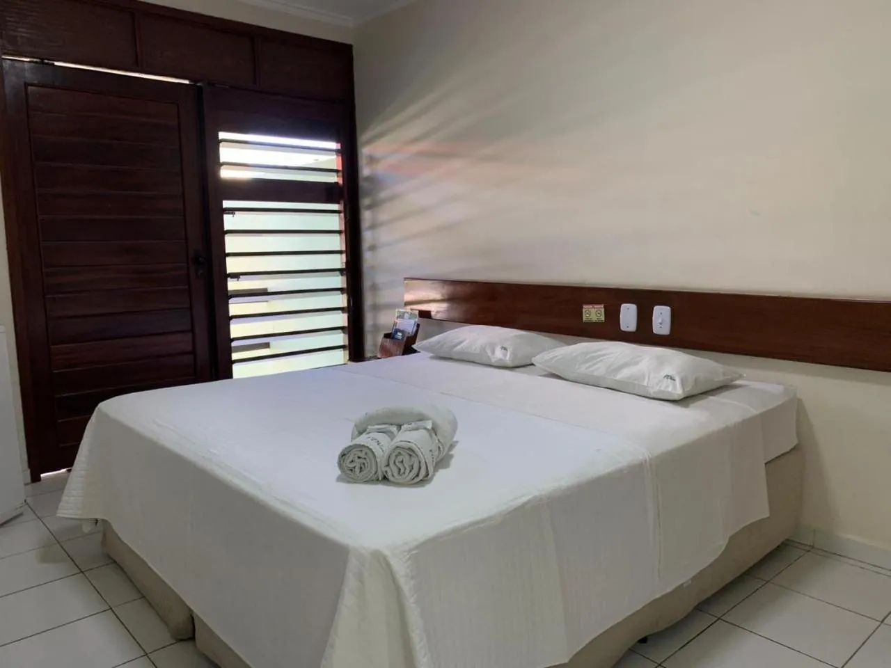 Bed in Hotel Pousada Dos Ventos