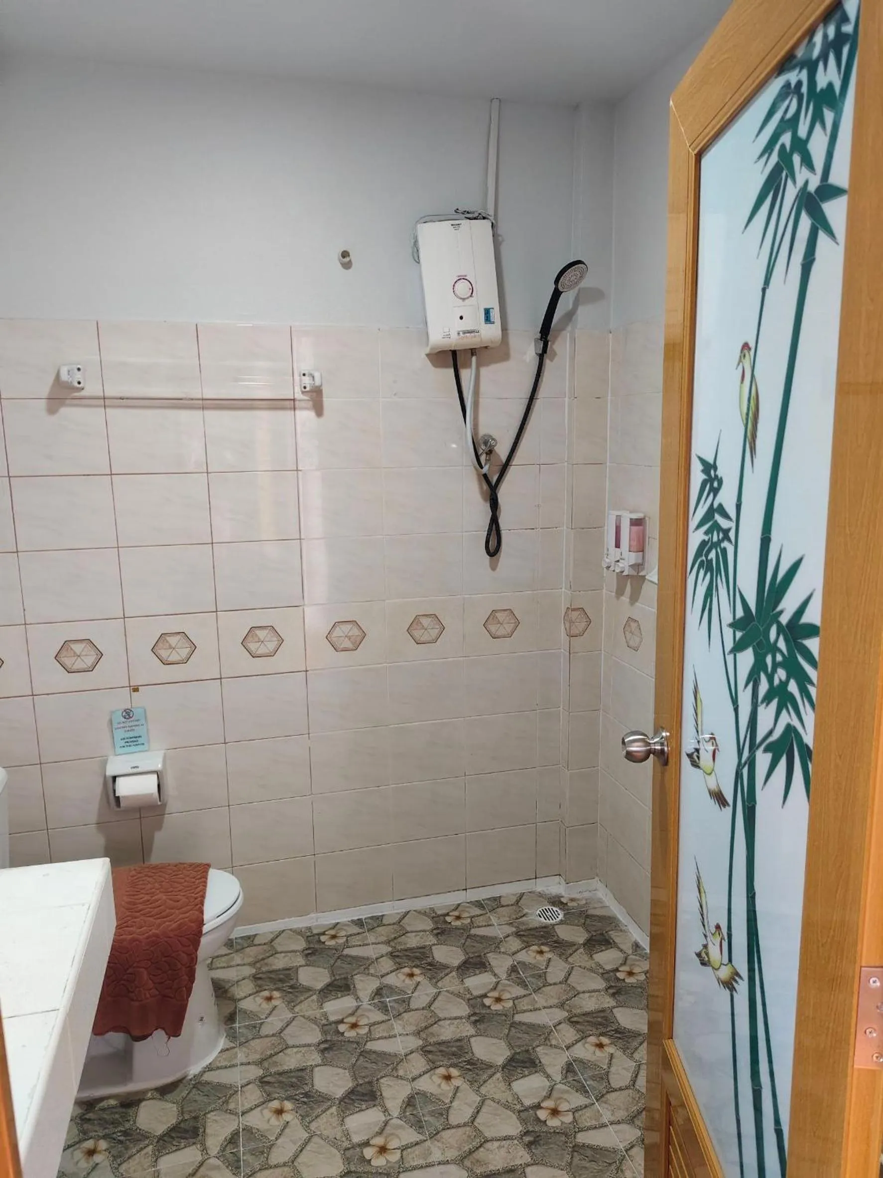 Shower in Grand Thai House Resort Lamai