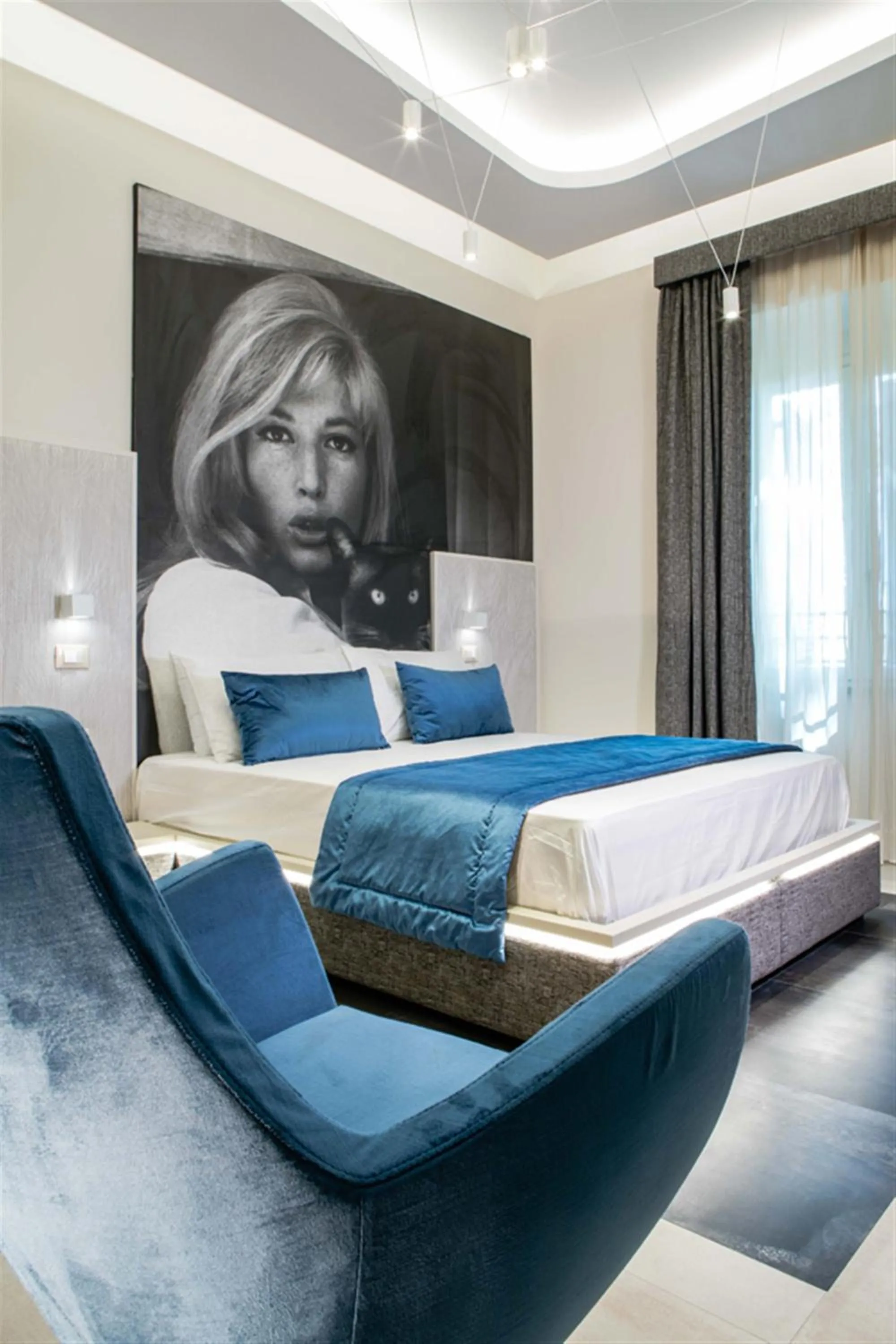 Bedroom, Bed in Via Veneto Luxury Suites