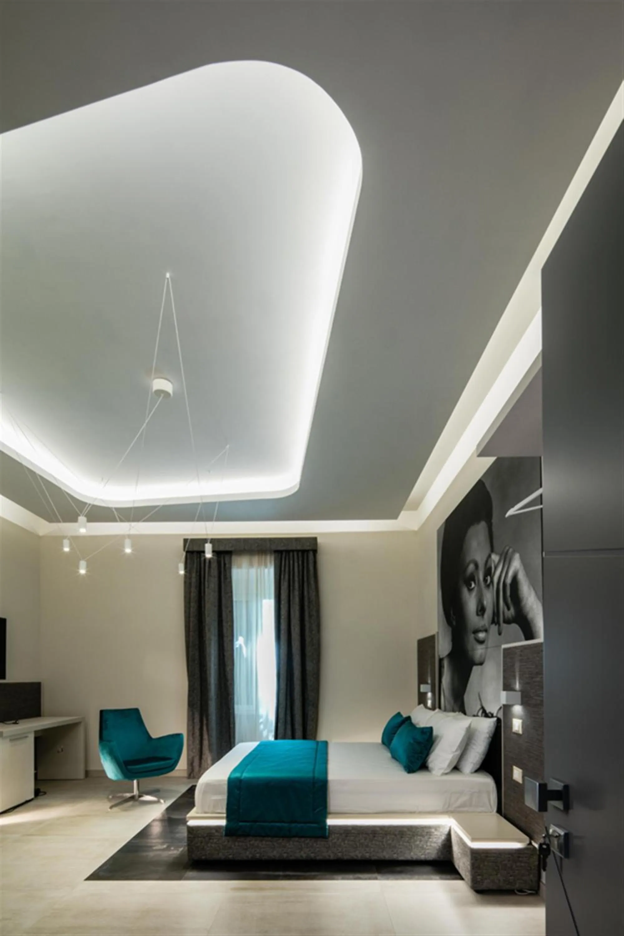 Bedroom in Via Veneto Luxury Suites