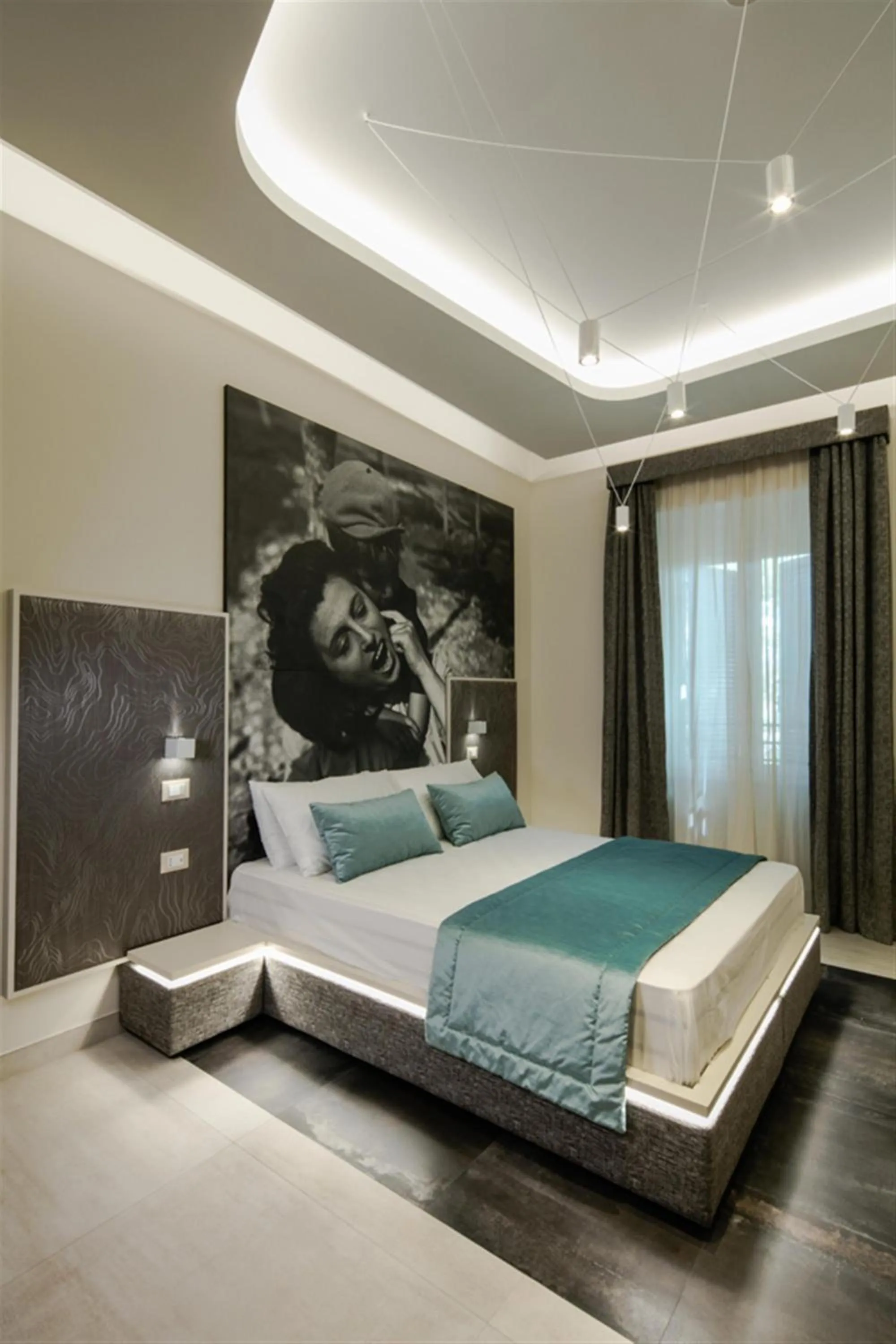 Bedroom, Bed in Via Veneto Luxury Suites