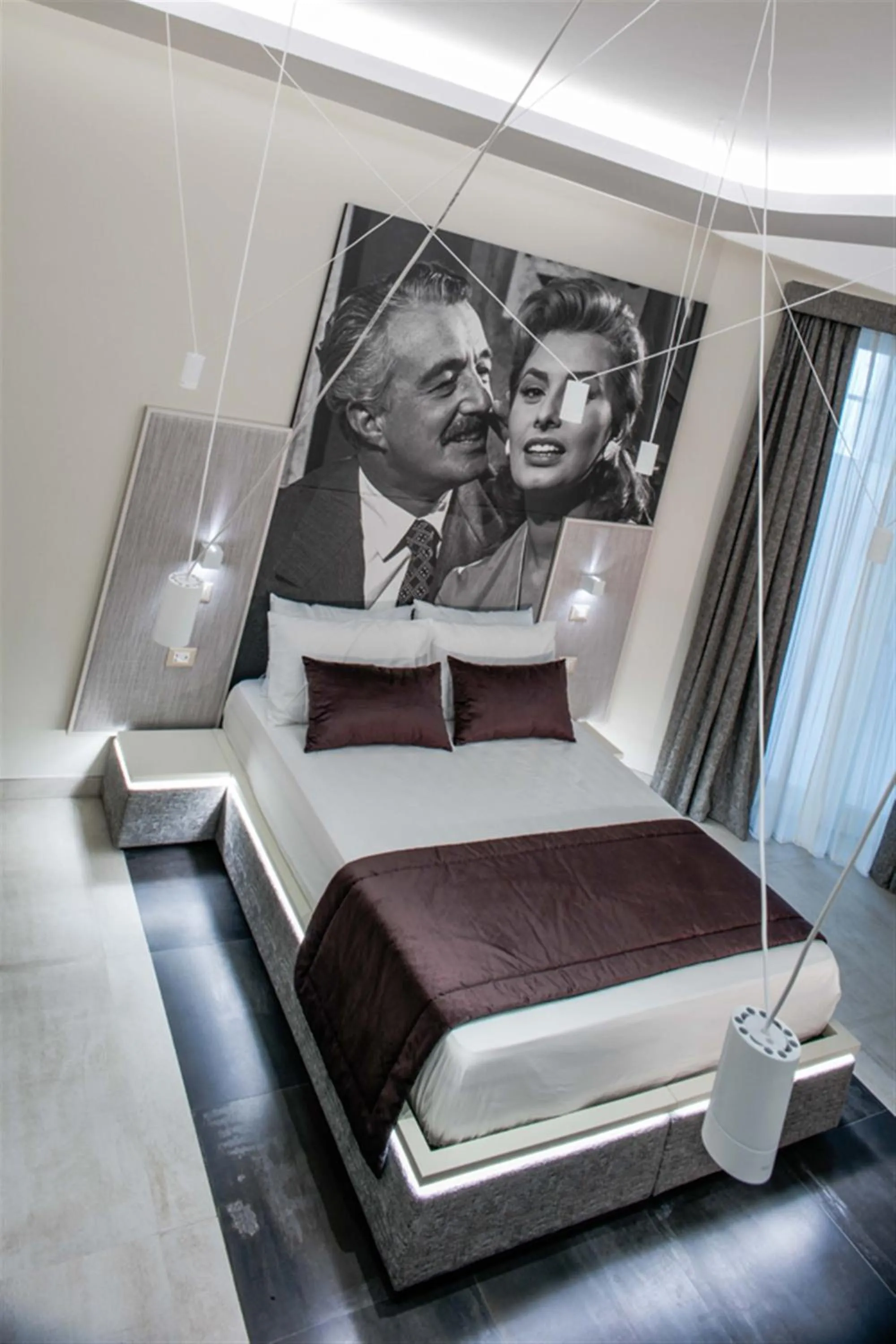 Bedroom, Bed in Via Veneto Luxury Suites