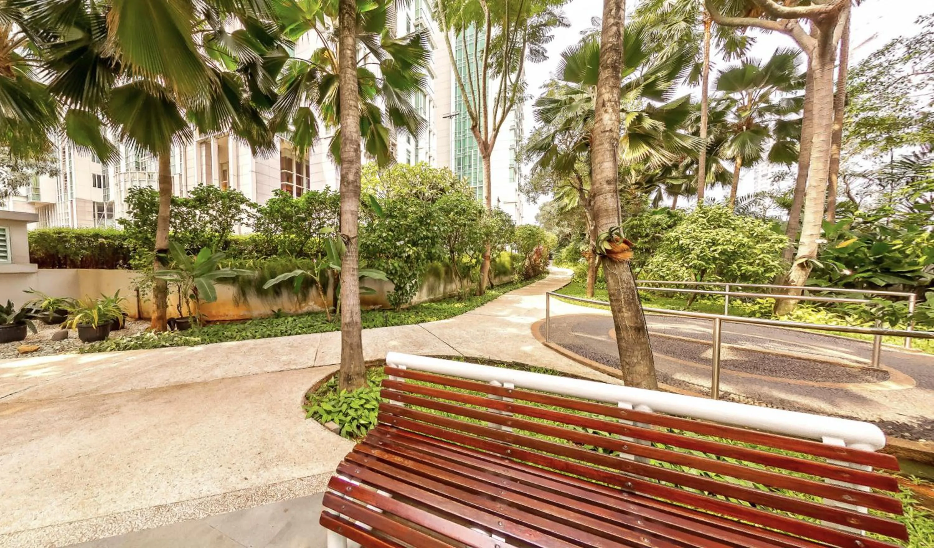 Garden in Fraser Residence Sudirman Jakarta