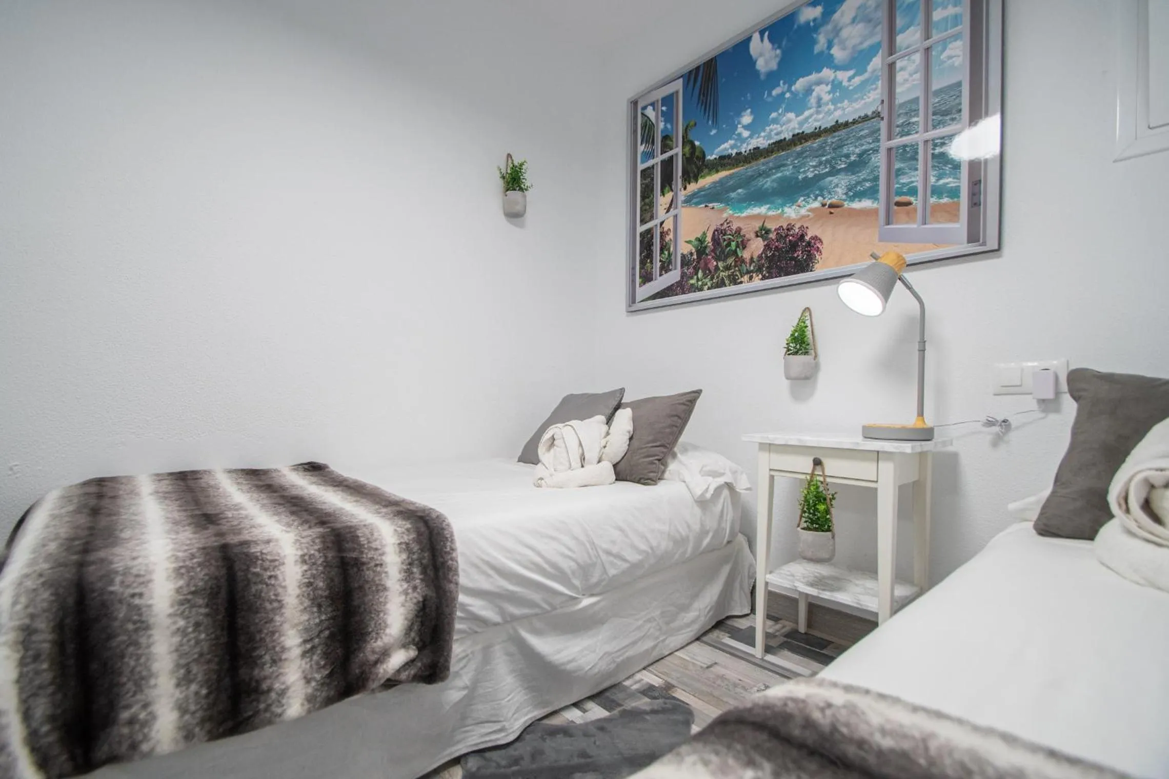 Bedroom, Bed in Apartamento Arco de los Blanco