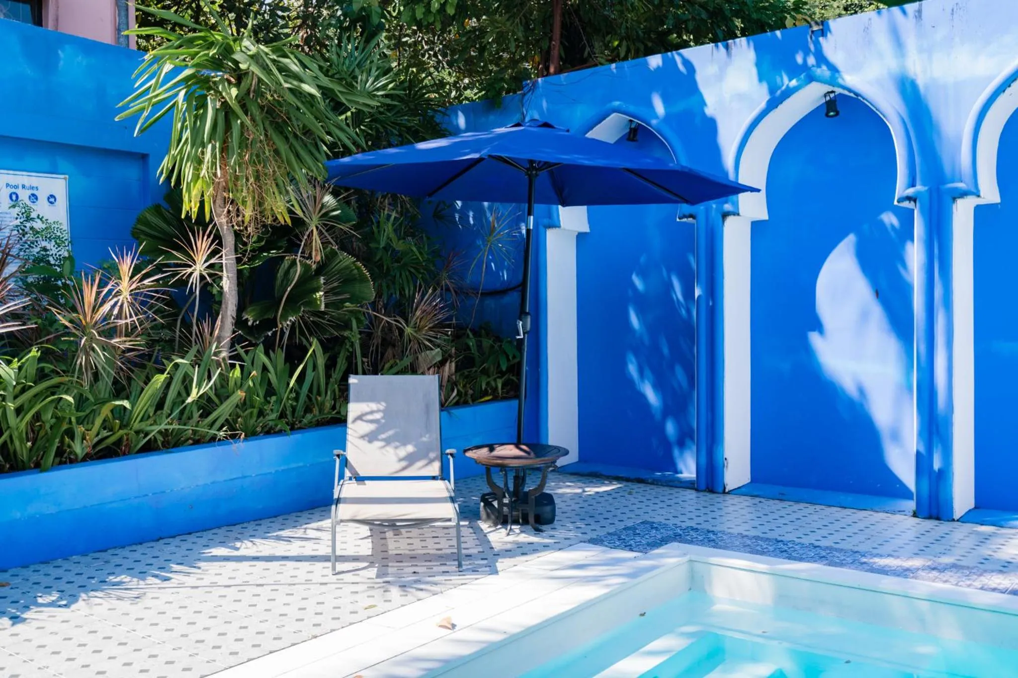 Pool view in The Panwa Guesthouse, Phuket